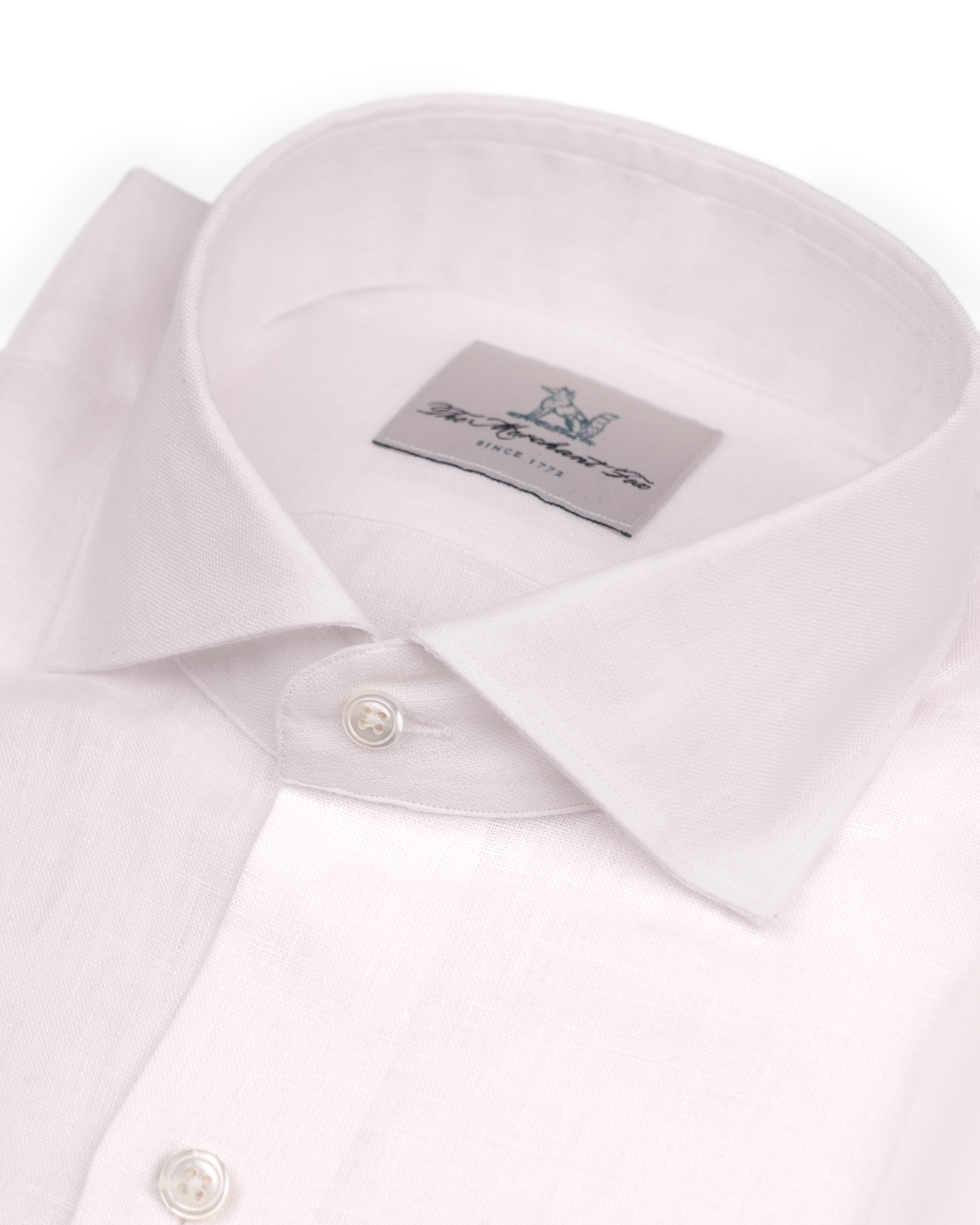 The Niven in Classic White Linen