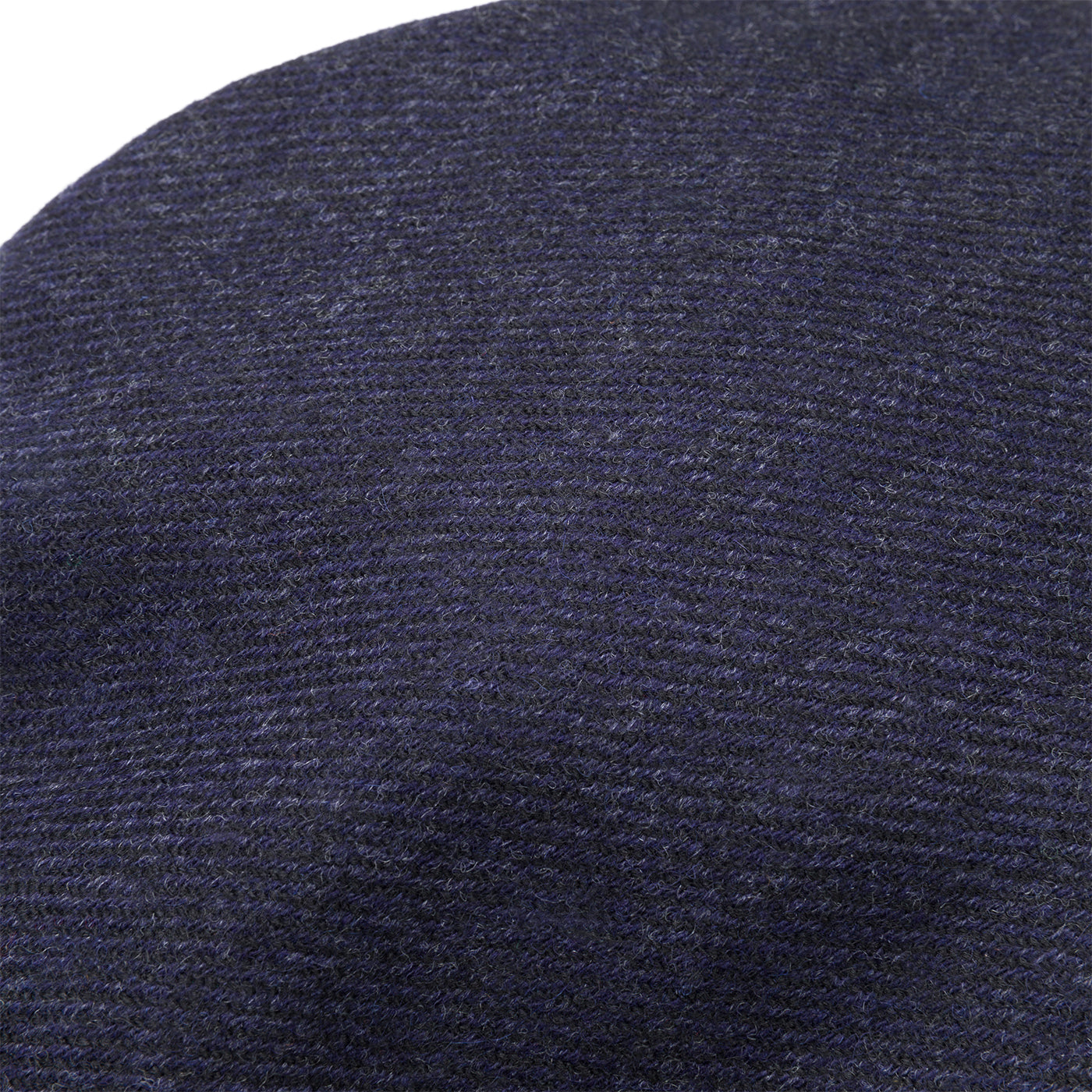 Fox Tweed Char-Navy Twill Snap Brim Flat Cap