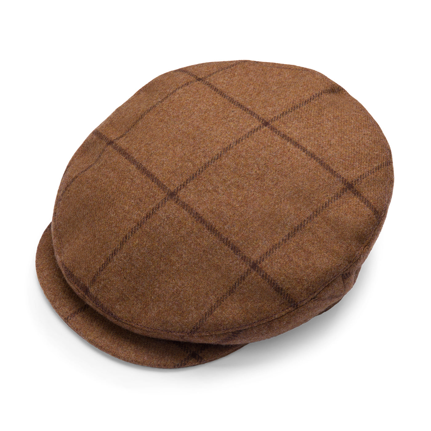 Fox Chestnut Wootton Window Snap Brim Flat Cap