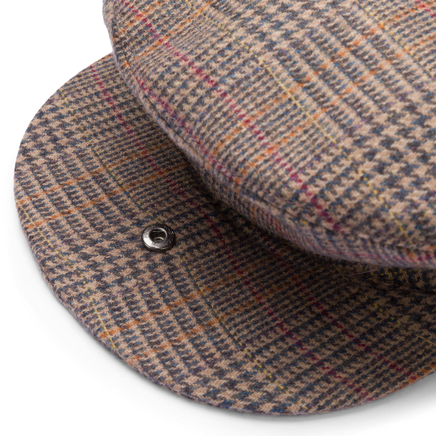 Fox Salisbury Glen Check Snap Brim Flat Cap