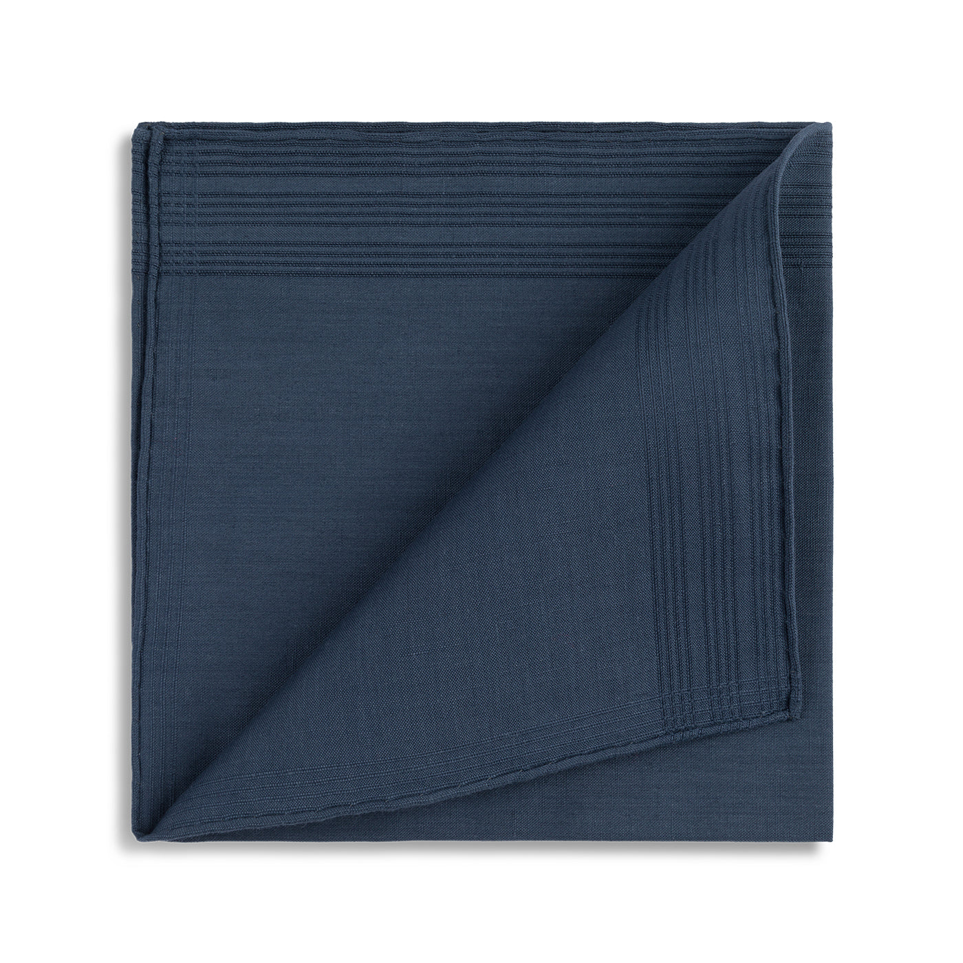 Simonnot Godard "Vicq" Pocket Square in Denim Blue