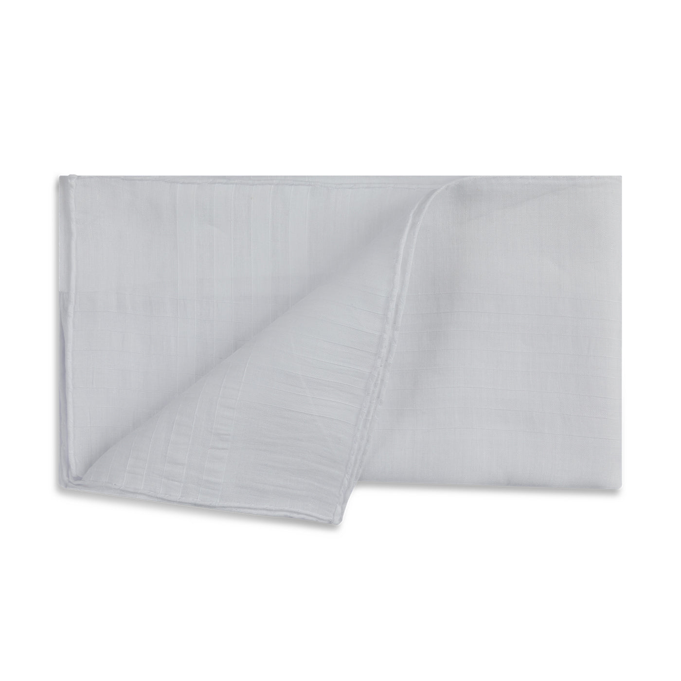 Simonnot Godard "Saint Aubert" Pocket Square in White