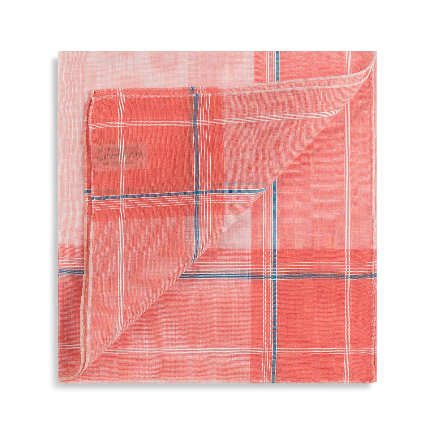 Simonnot Godard "Villedieu" Pocket Square in Orange