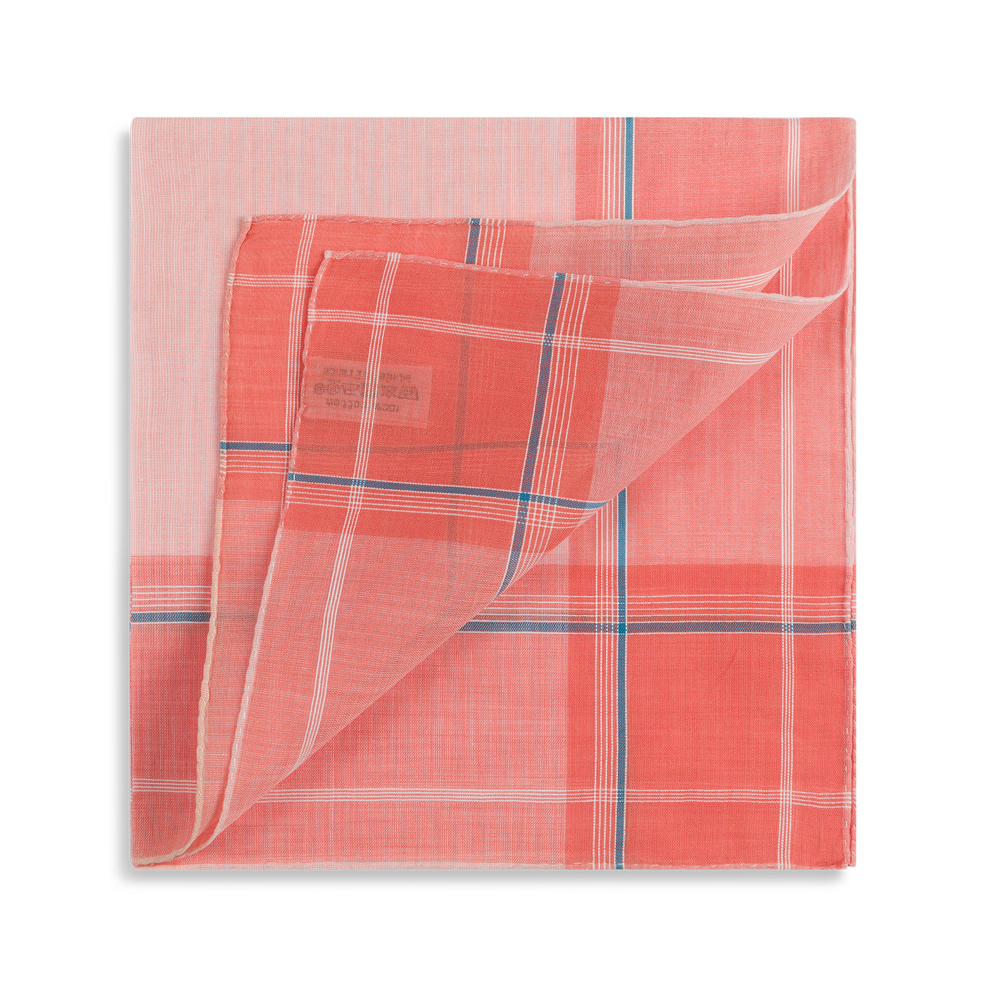 Simonnot Godard "Villedieu" Pocket Square in Orange