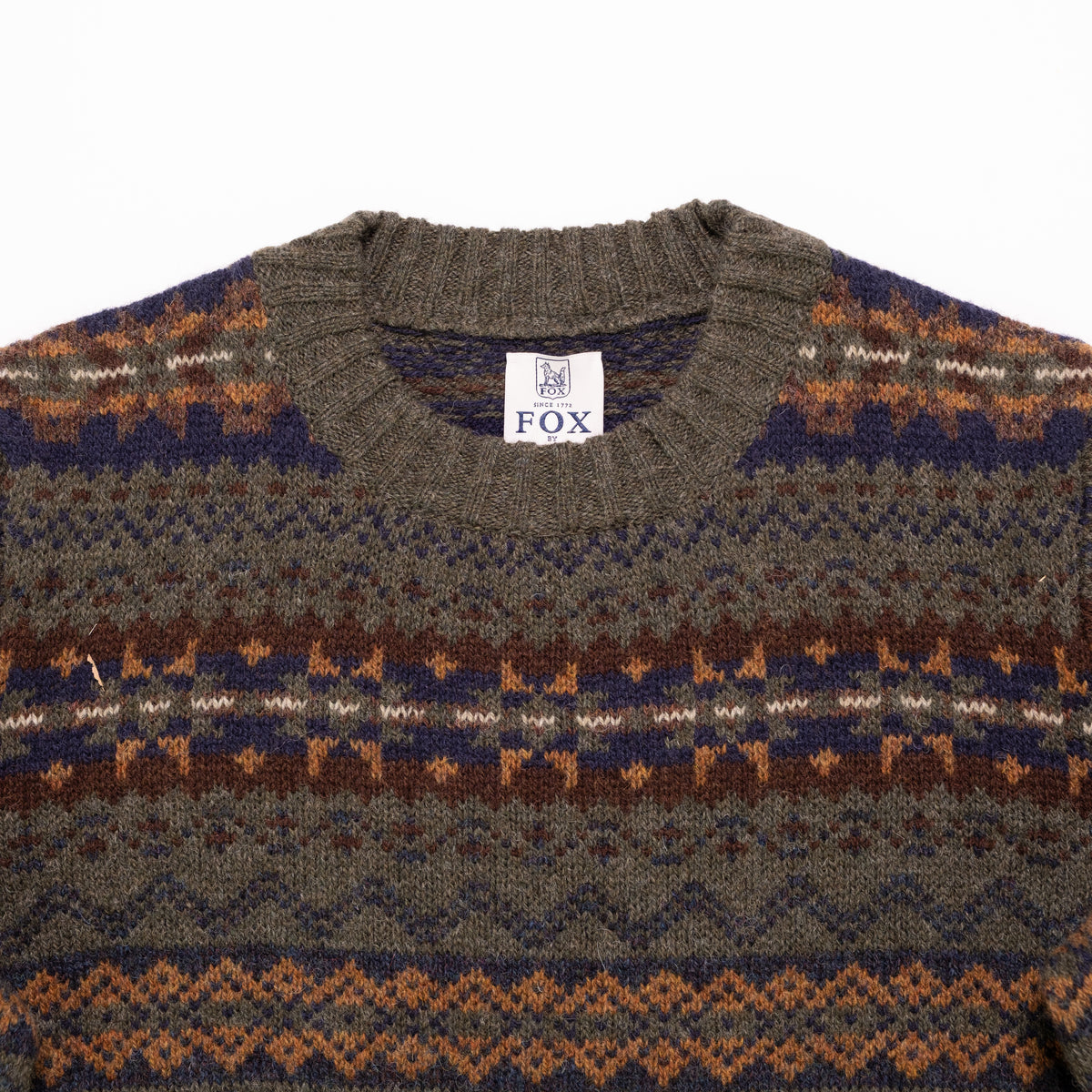 The Fair Isle Style Sweater in Swift – product photograph