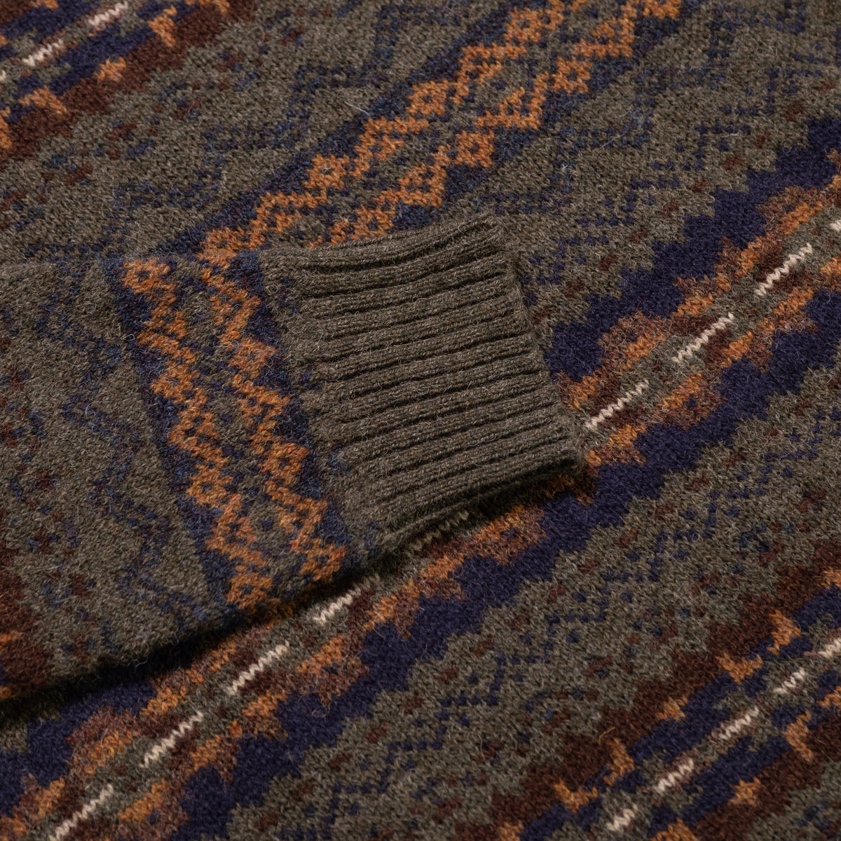 The Fair Isle Style Sweater in Swift – product photograph