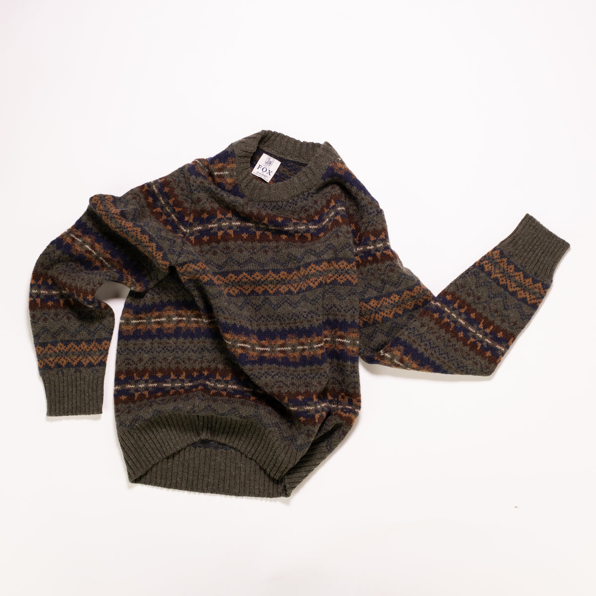 The Fair Isle Style Sweater in Swift – product photograph