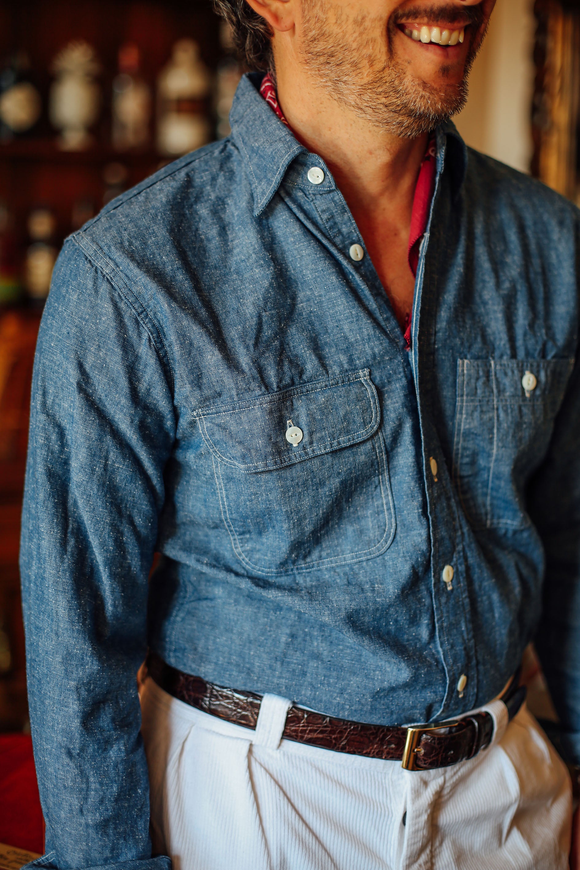 Kenneth Field The Classic Chambray Shirt