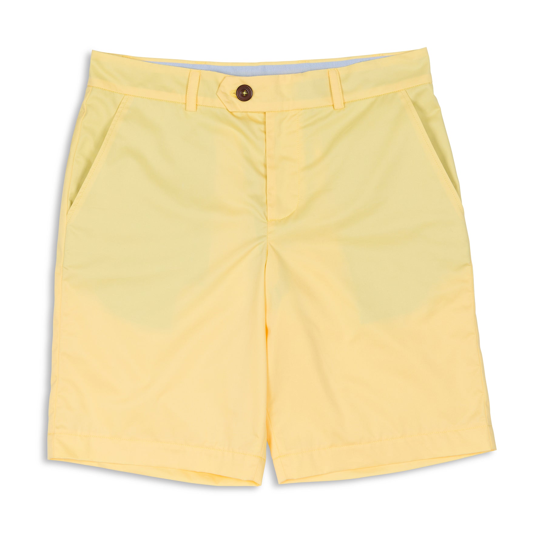 The Merchant Fox Cotton Shorts in Yellow