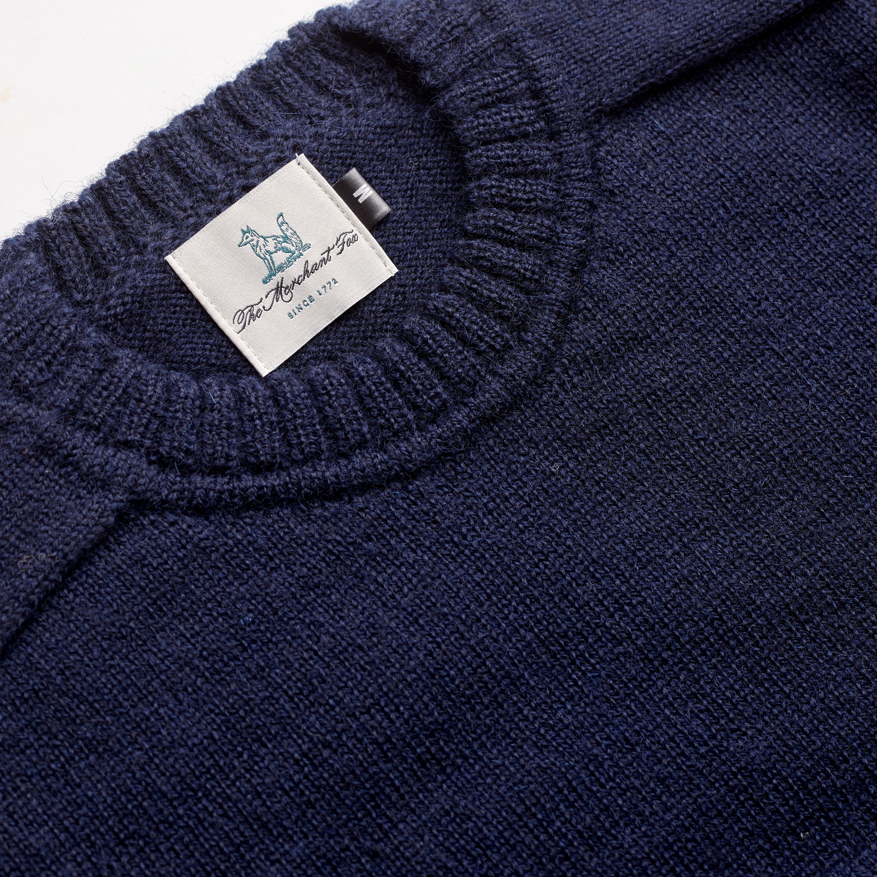 The Lightweight Crew Neck Jumper in Navy