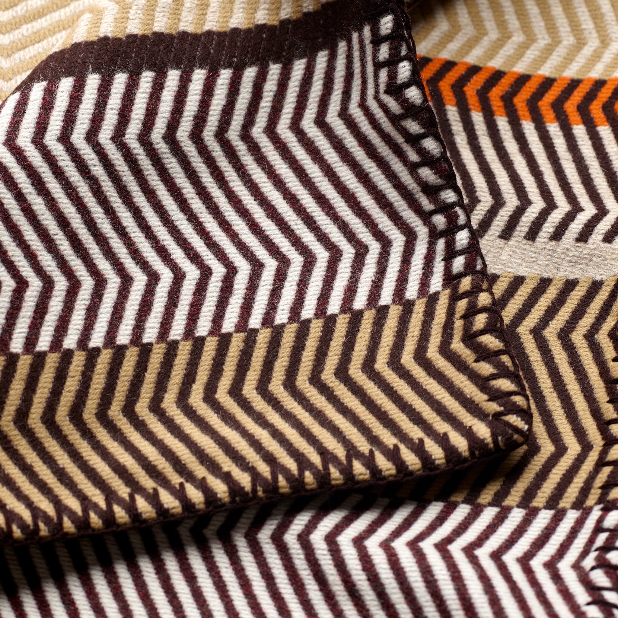 Fox Brothers 1772 x Division Road Jacquard Grand Herringbone Blanket