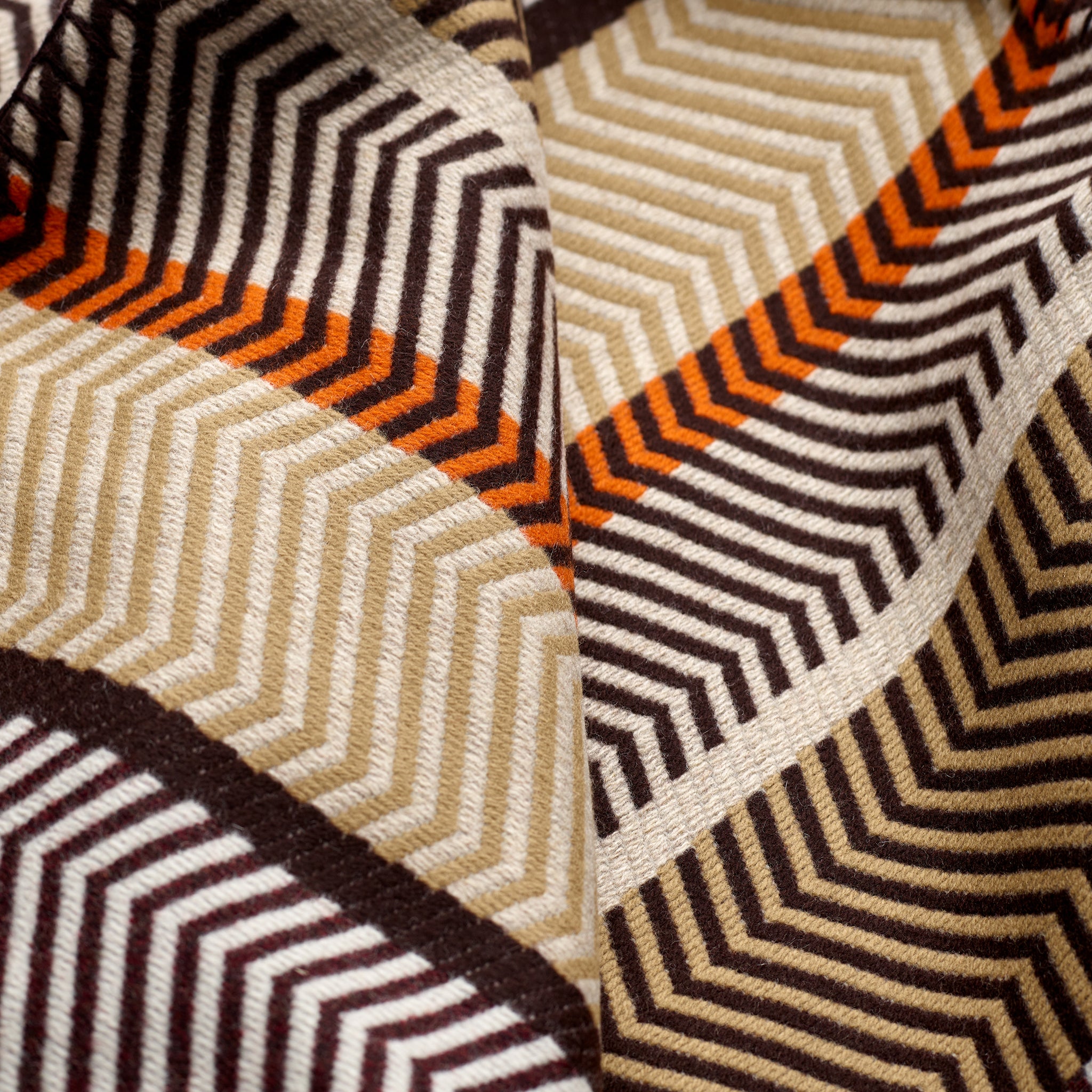 Fox Brothers 1772 x Division Road Jacquard Grand Herringbone Blanket