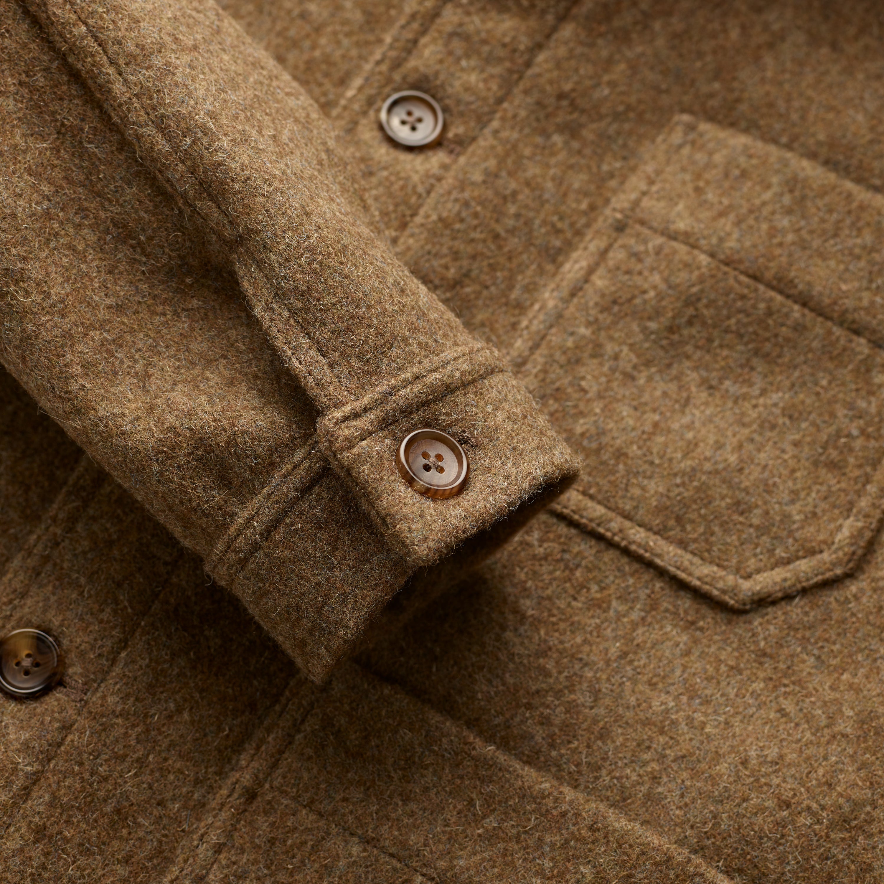 The Merchant Fox English Wheat Utility Jacket