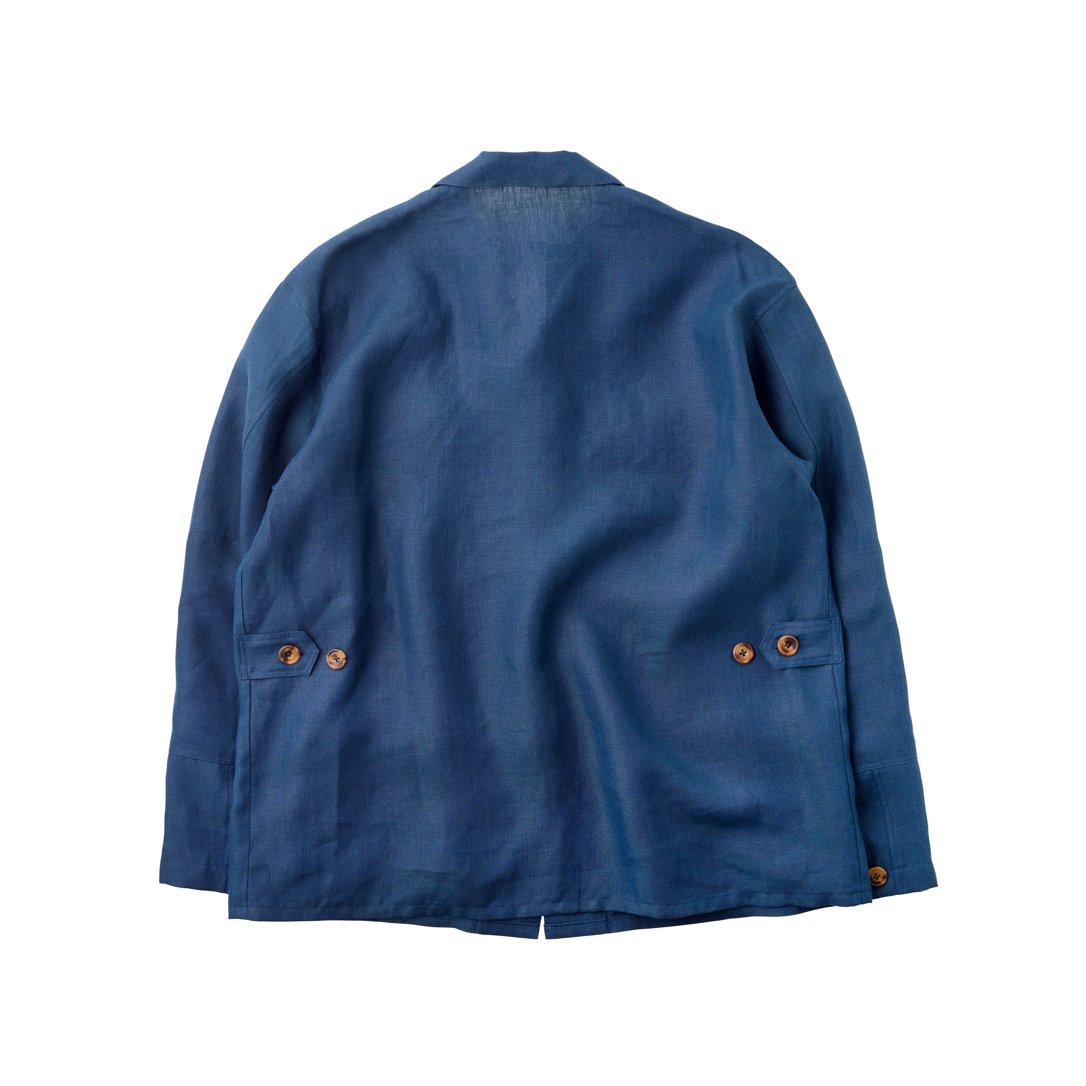 FK001-Fox Linen Blue Jacket