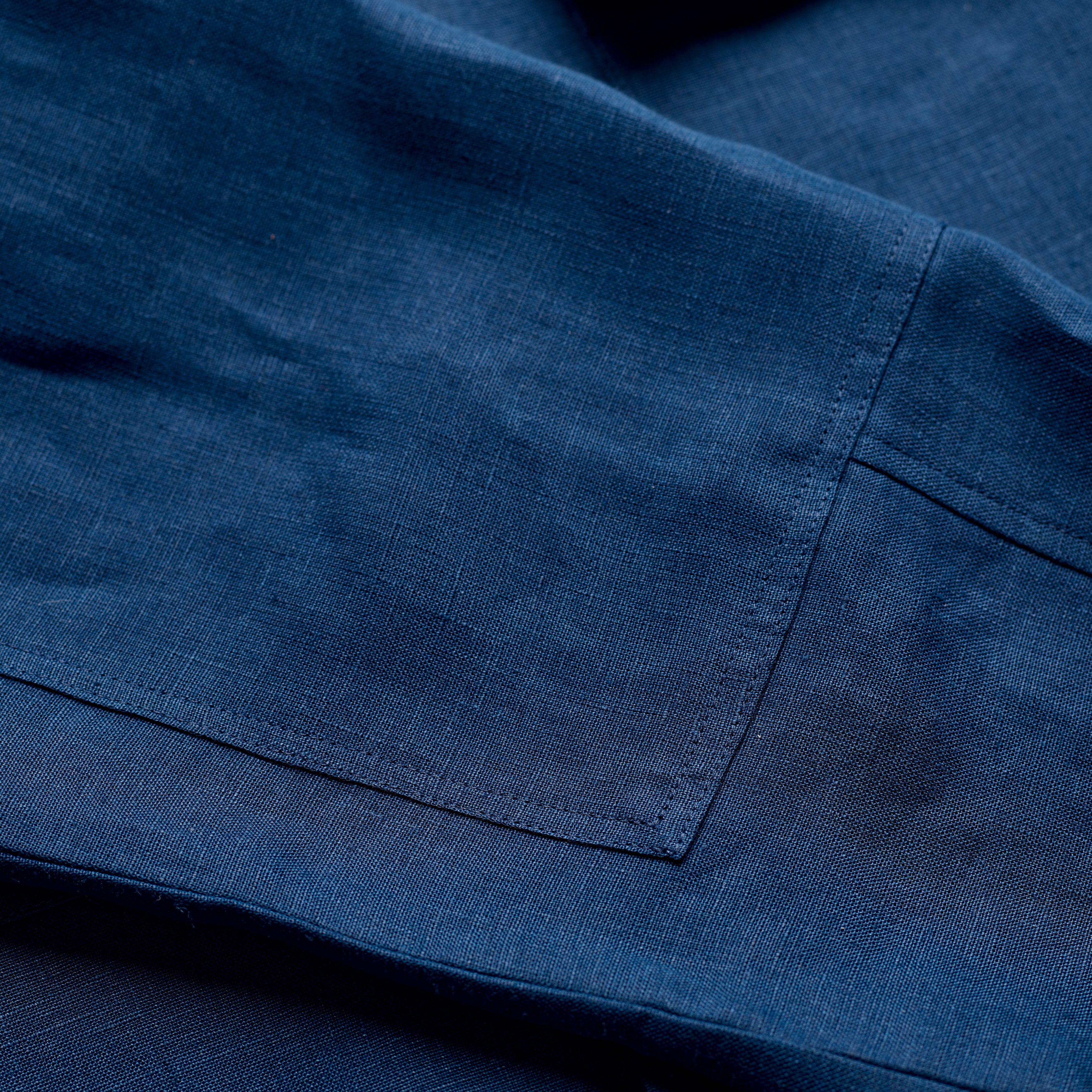 FK001-Fox Linen Blue Jacket