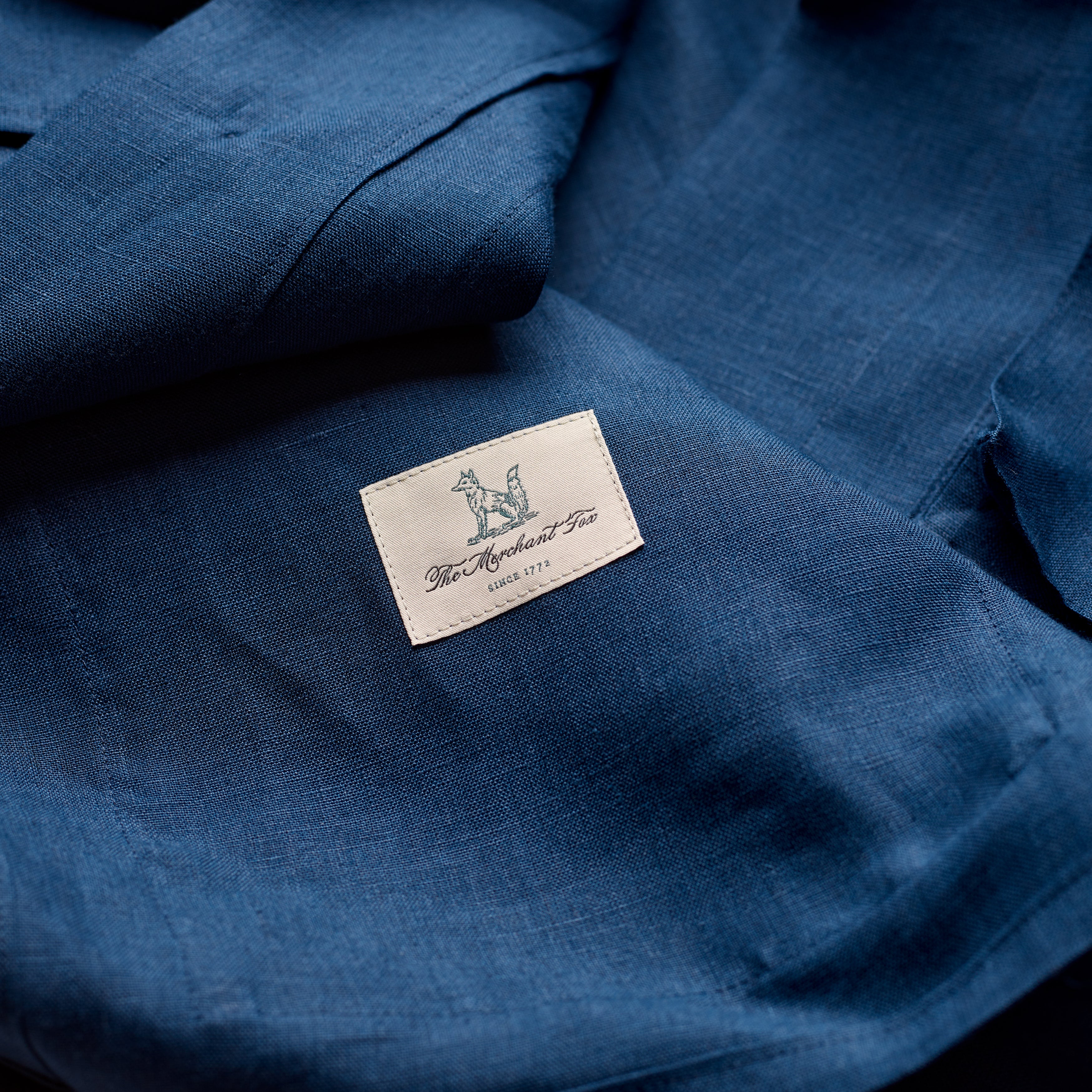 FK001-Fox Linen Blue Jacket