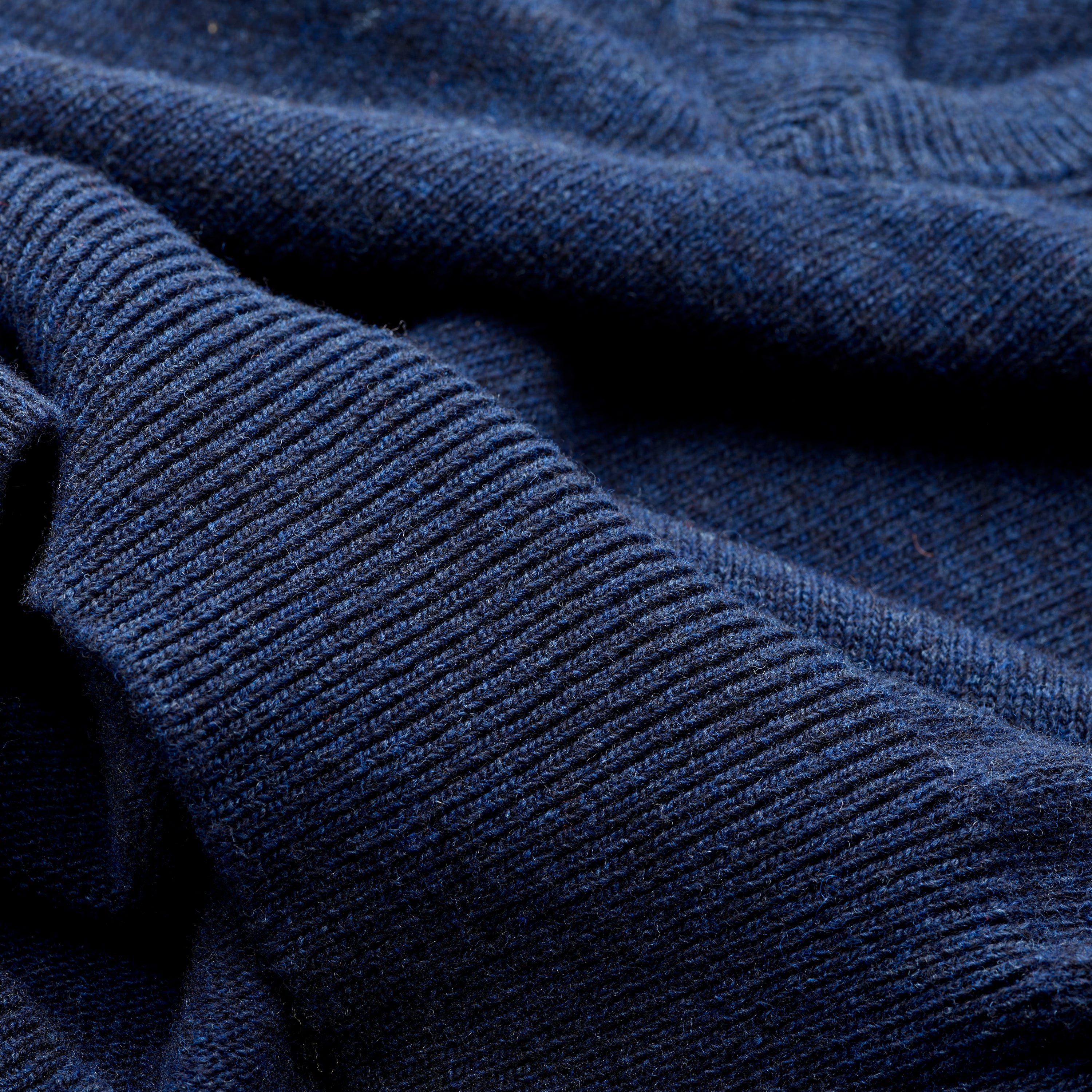 FOX x CORGI Origin Collection Blue Woollen V-Neck Slipover