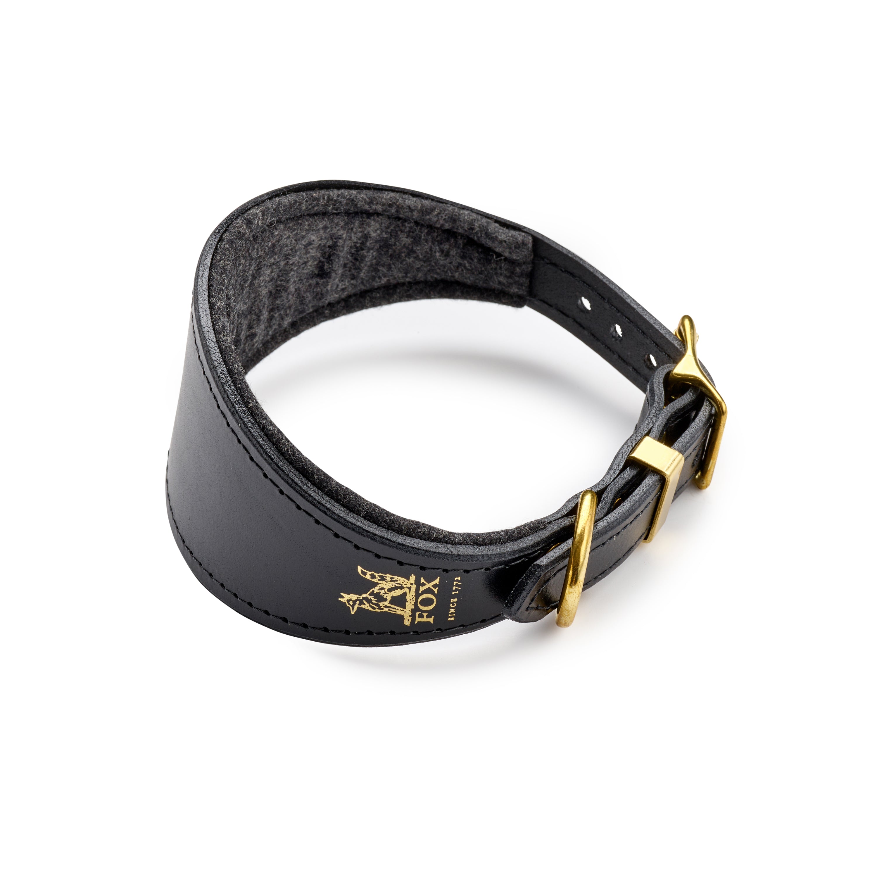 Fox x Storeys & Tails Black Sight Hound Collar