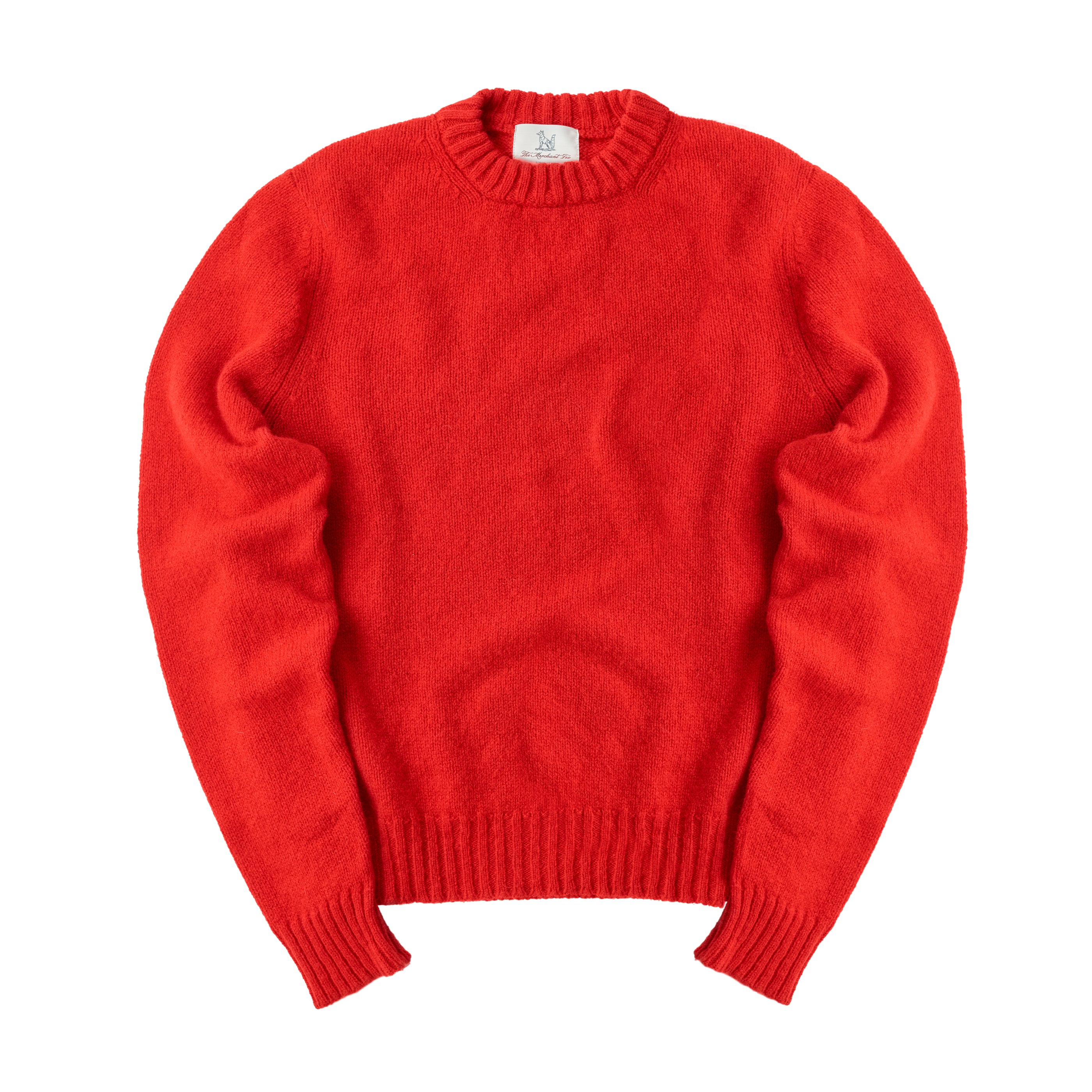 The Berry Red Crew Neck Woollen Sweater