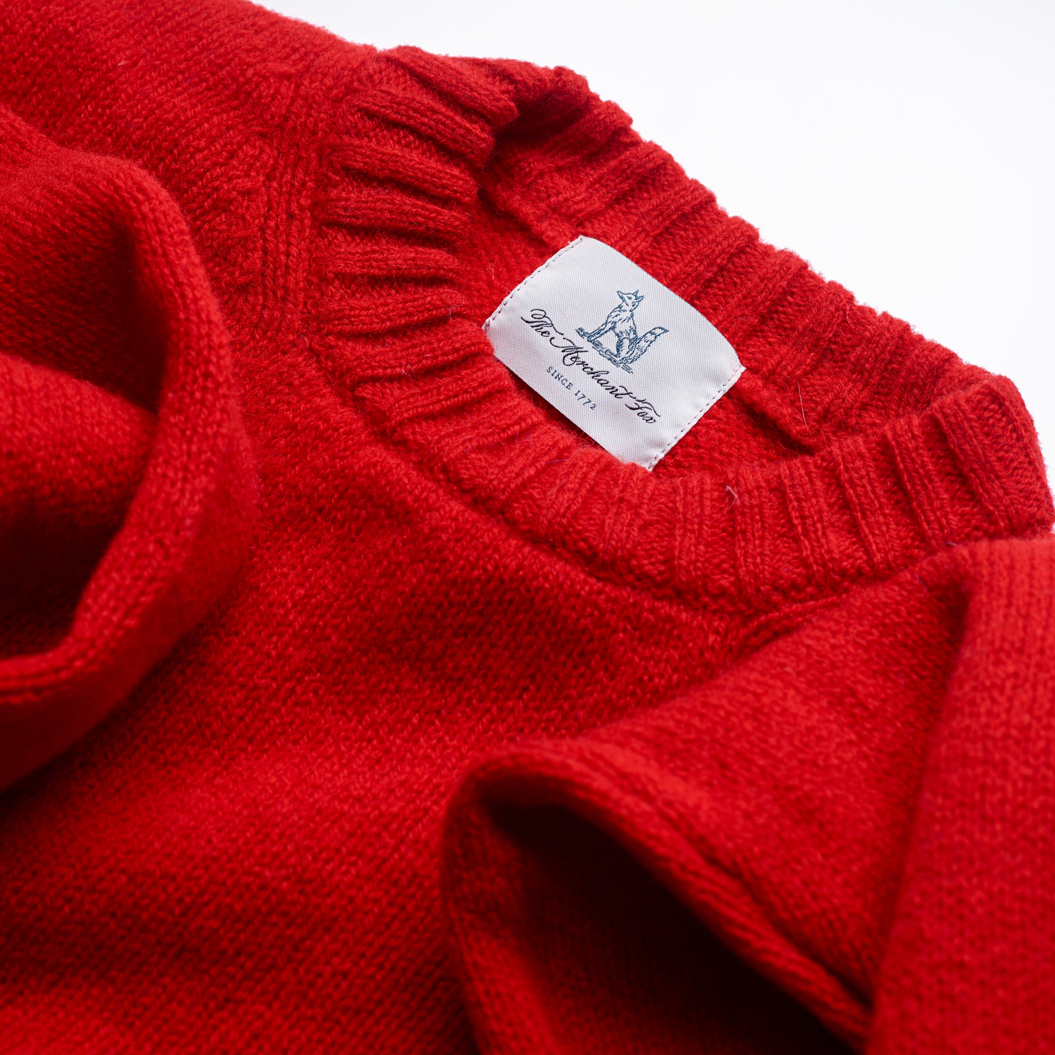 The Berry Red Crew Neck Woollen Sweater