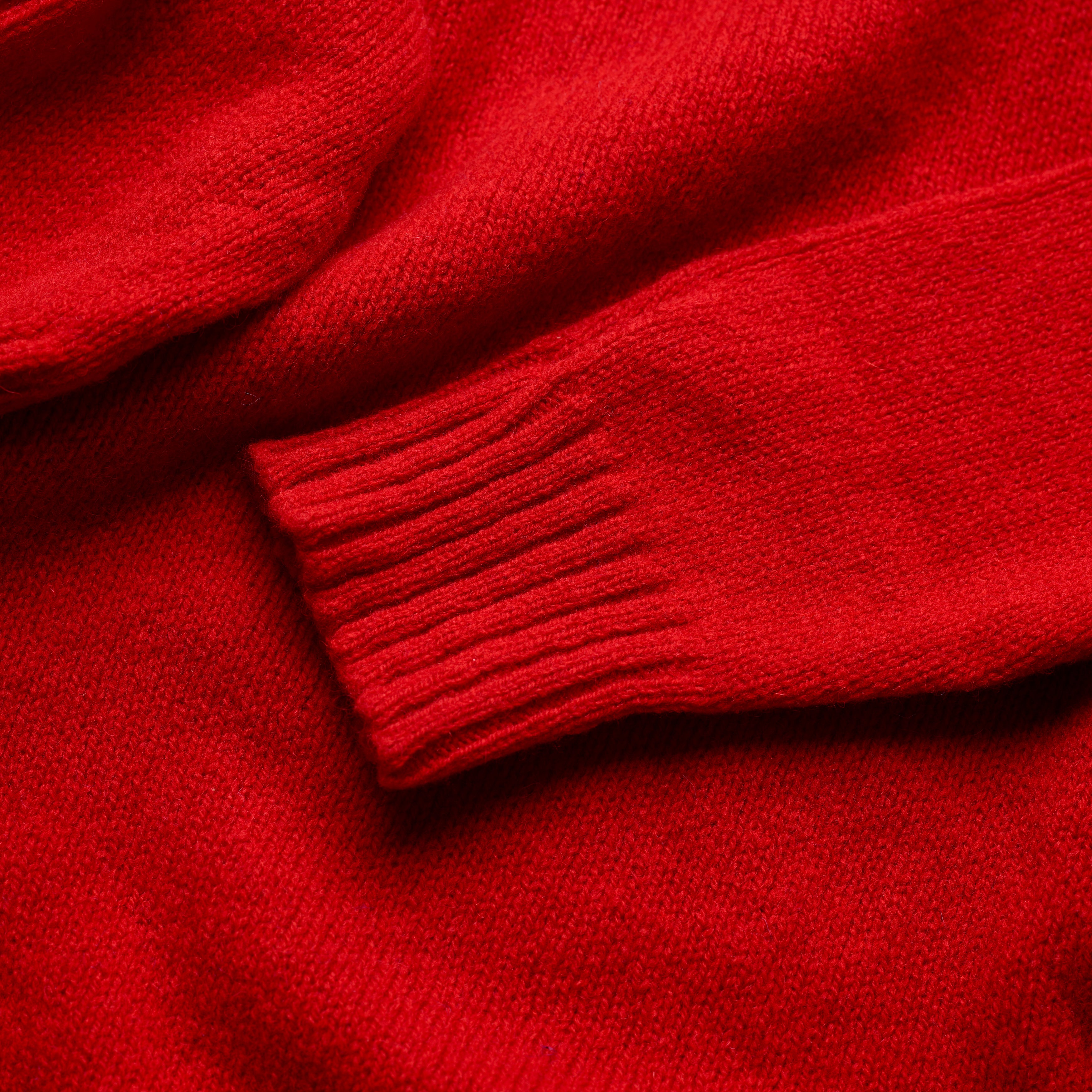 The Berry Red Crew Neck Woollen Sweater