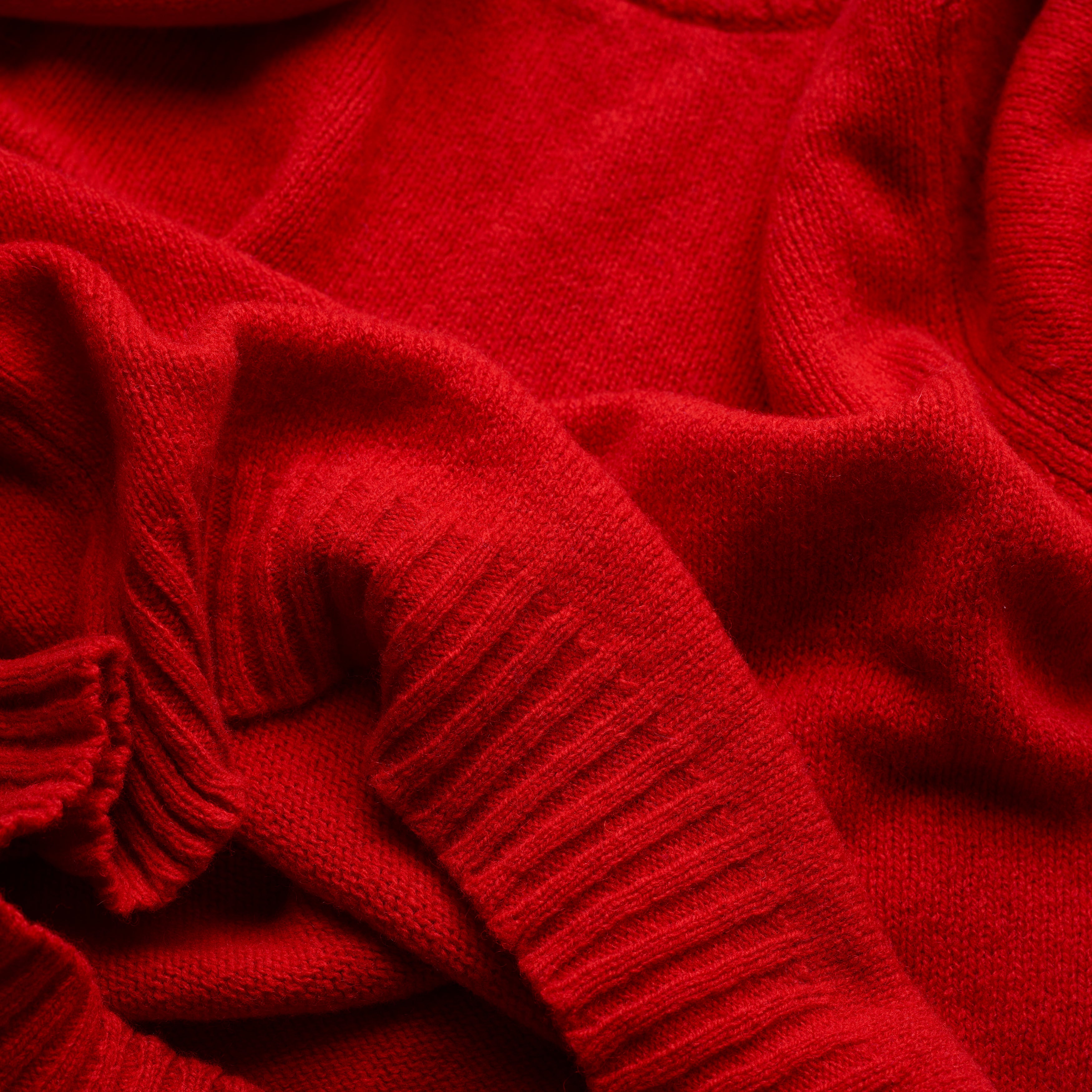 The Berry Red Crew Neck Woollen Sweater