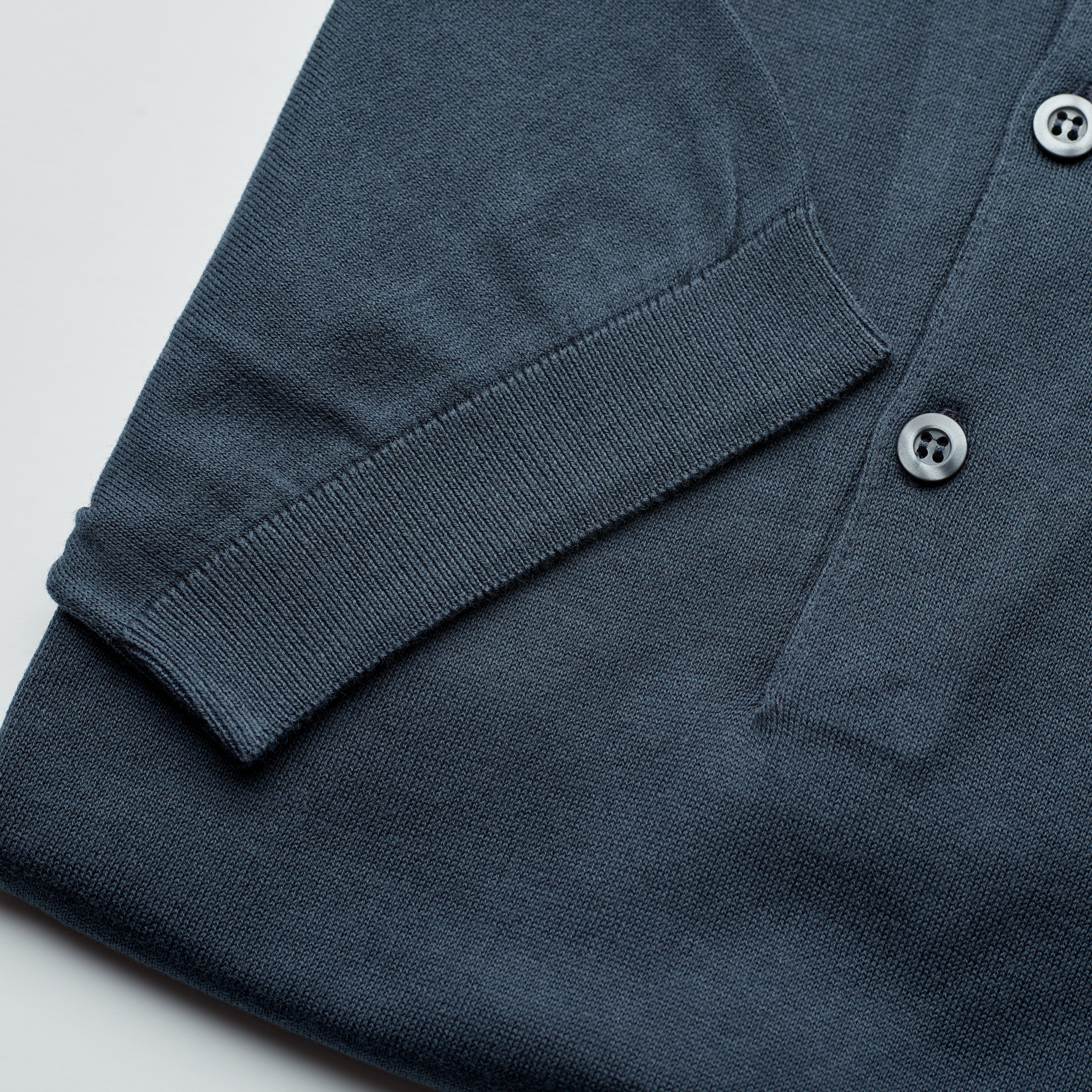 John Smedley Sea Island Cotton Granite Polo Shirt