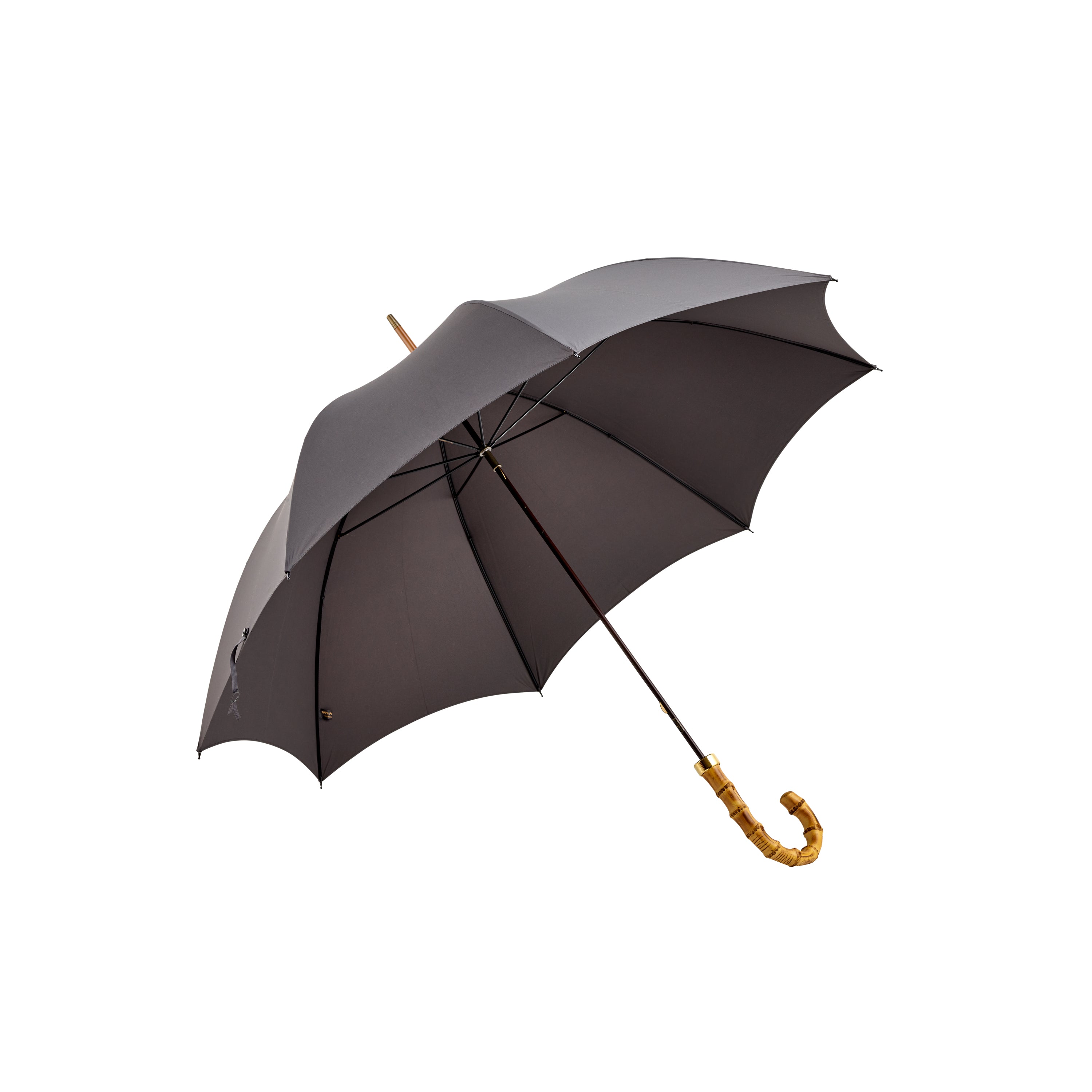 Fox Umbrellas Whangee Handle Dark Grey Umbrella