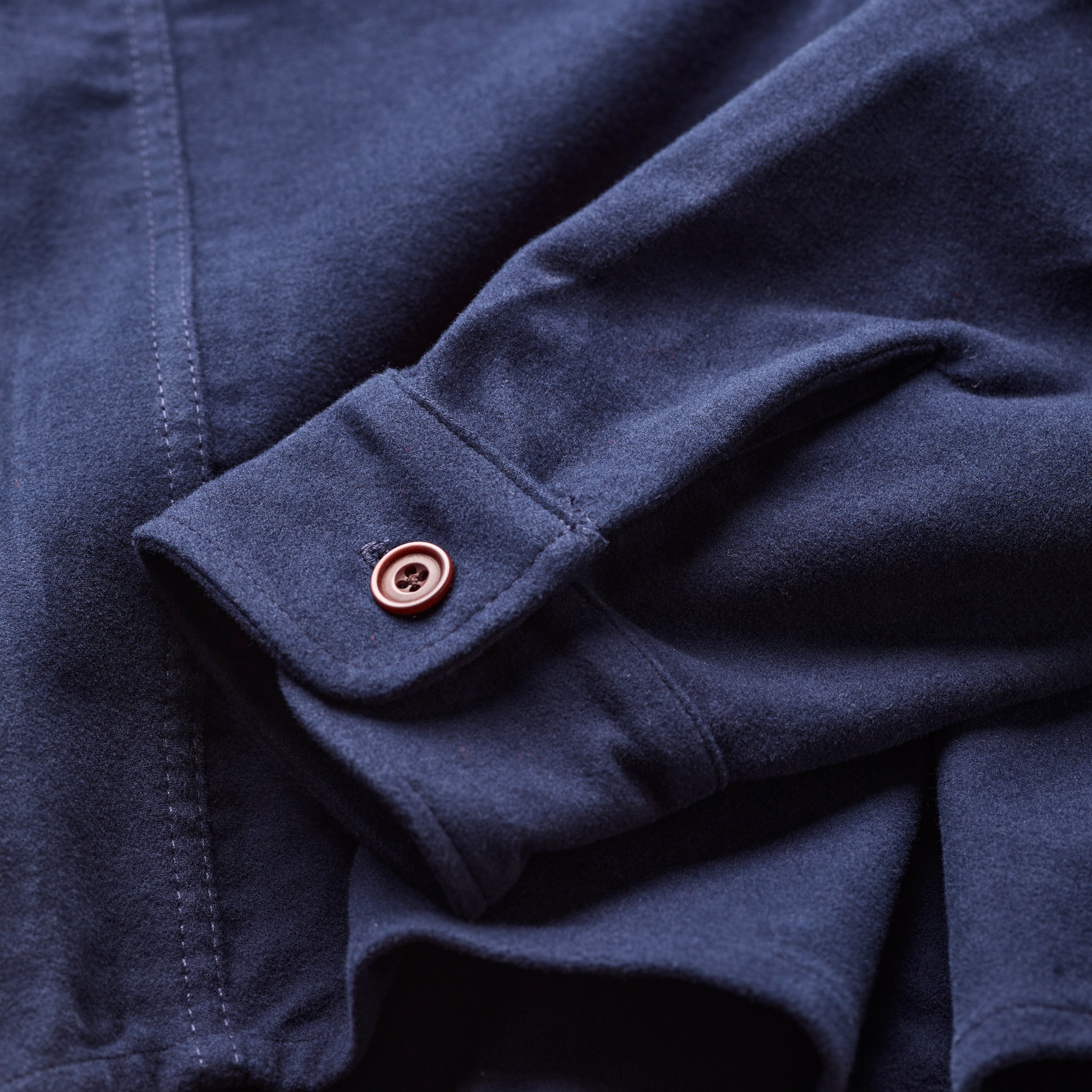 The Navy Moleskin Shirt