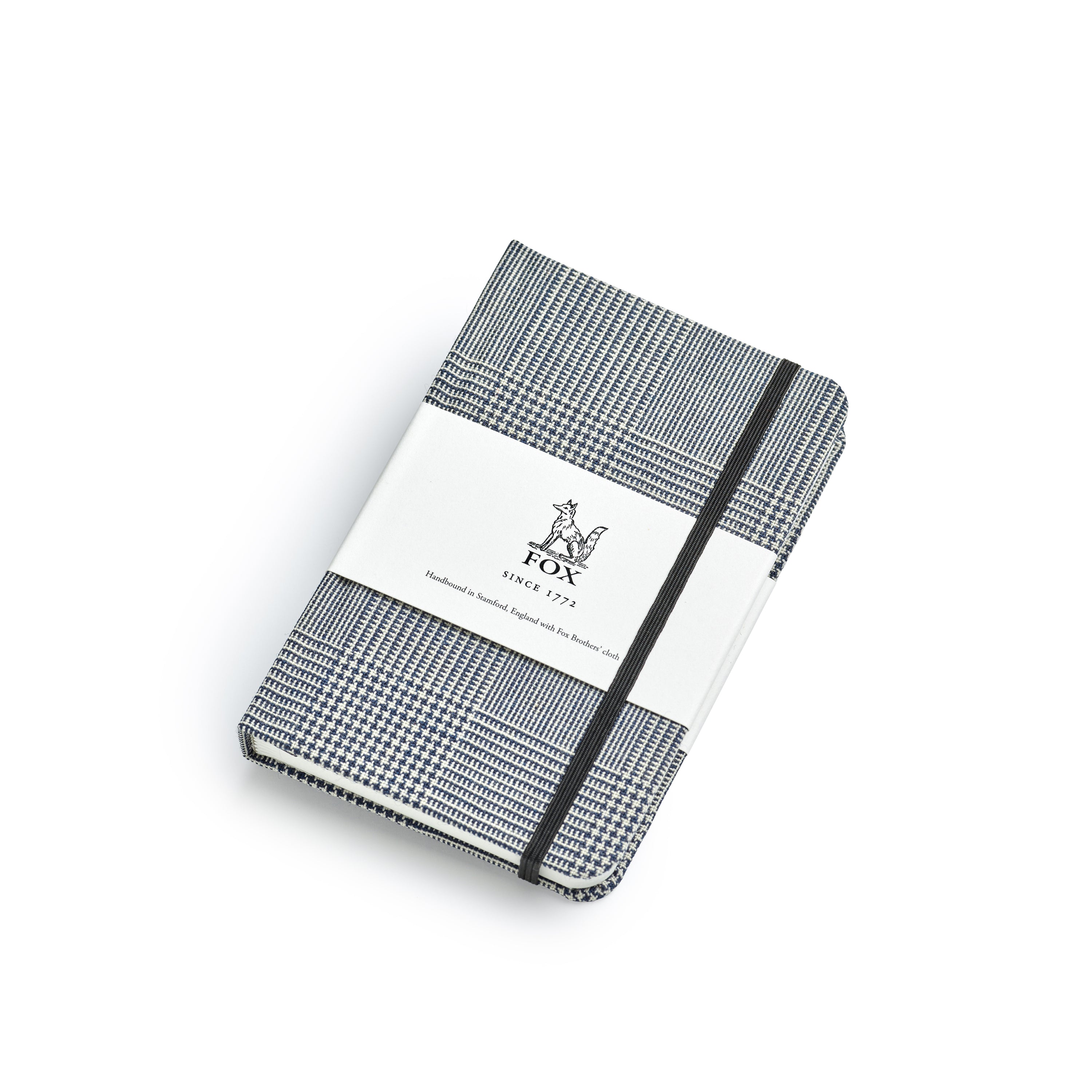 Fox Classic Prince of Wales Navy Check Pocket Notebook