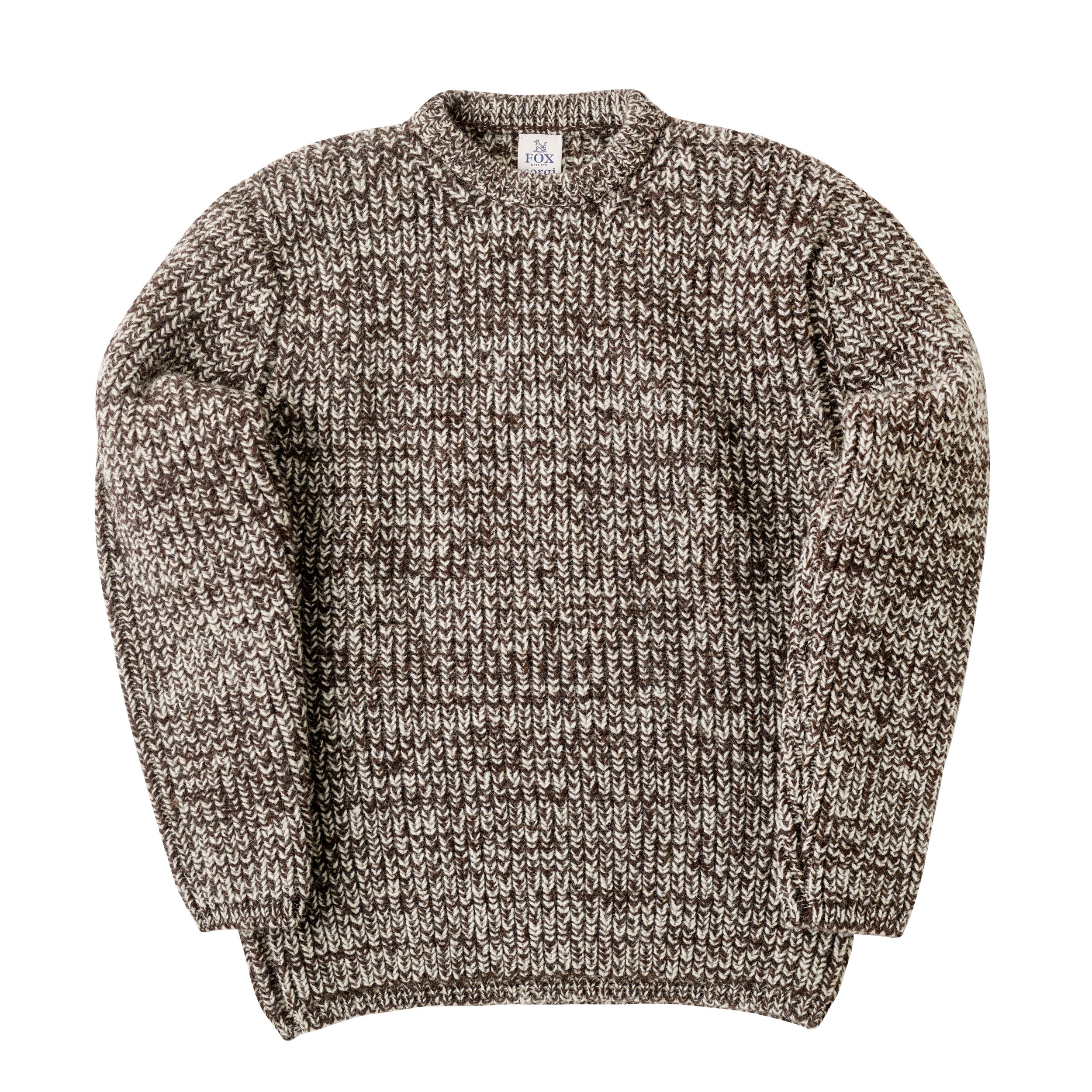 FOX x CORGI Welsh Wool Fisherman Pullover