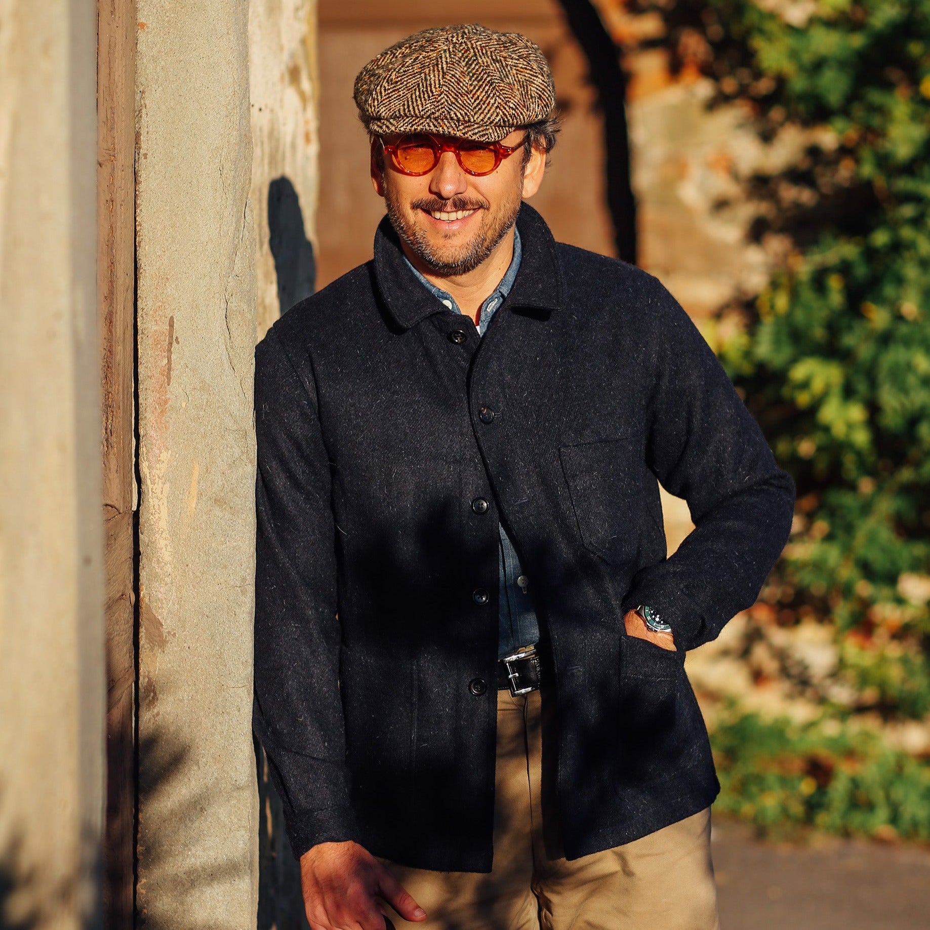 The Merchant Fox Brookside Navy Utility Jacket