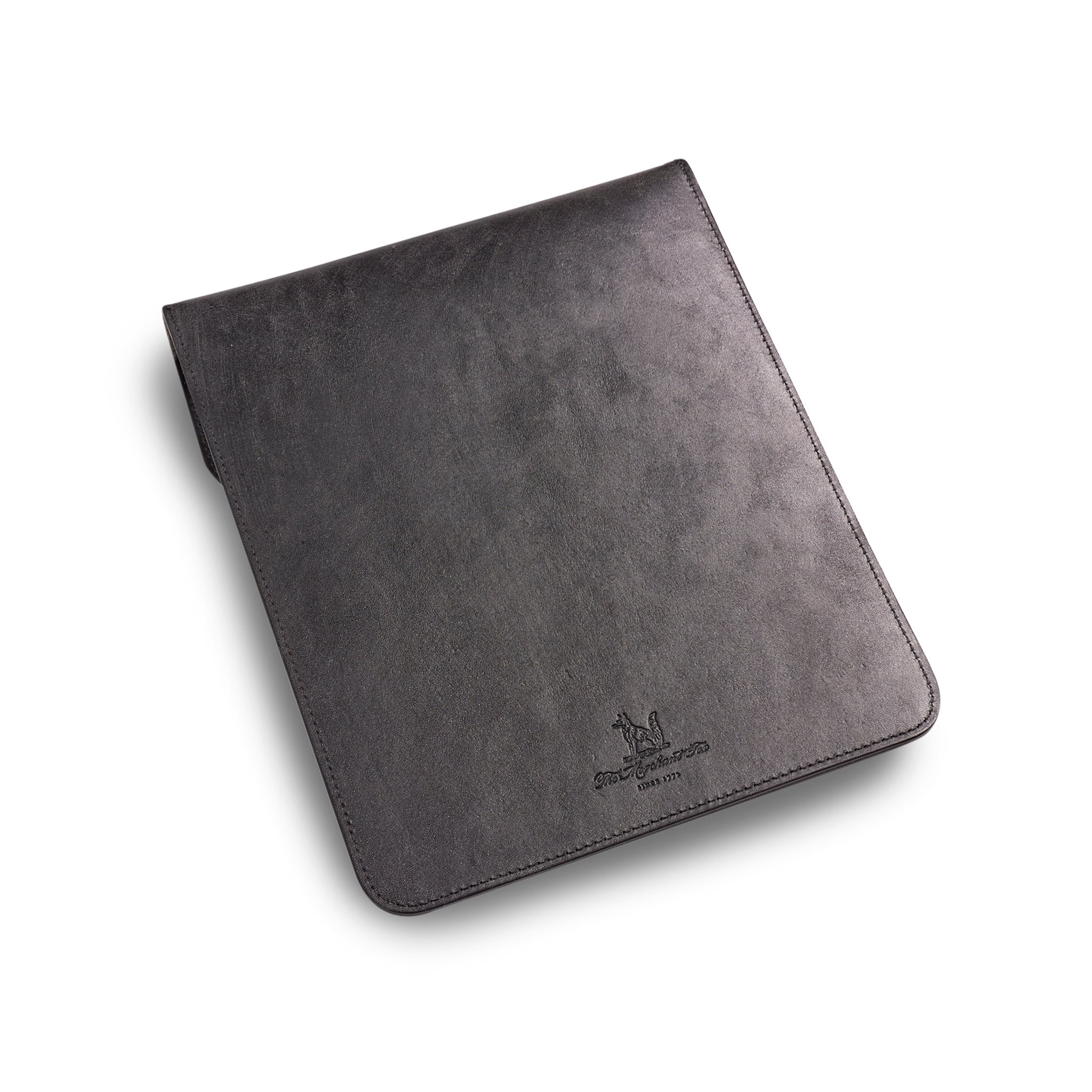 Fox Classic Black Leather iPad Tablet Case