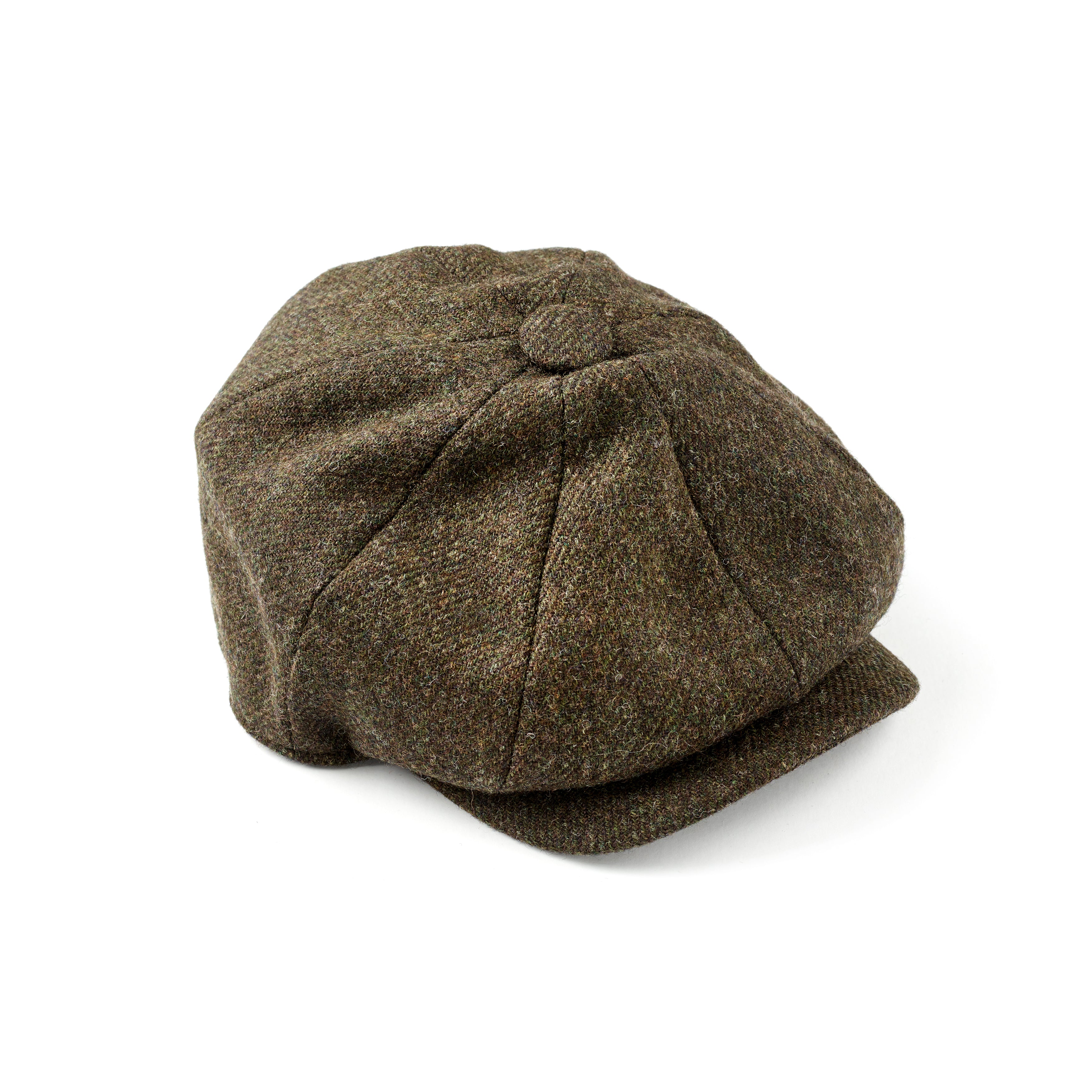 Fox Tweed hedgerow 30's 8 panel Cap