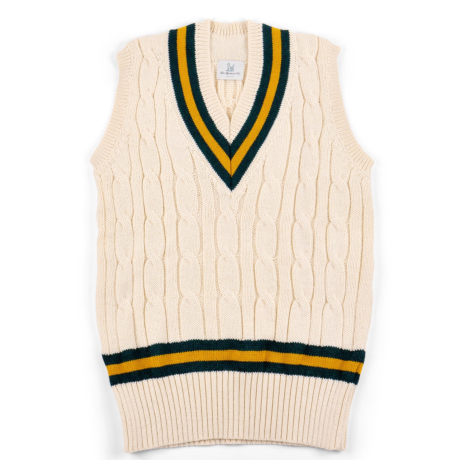 Fox Cricket Club Ecru Slipover