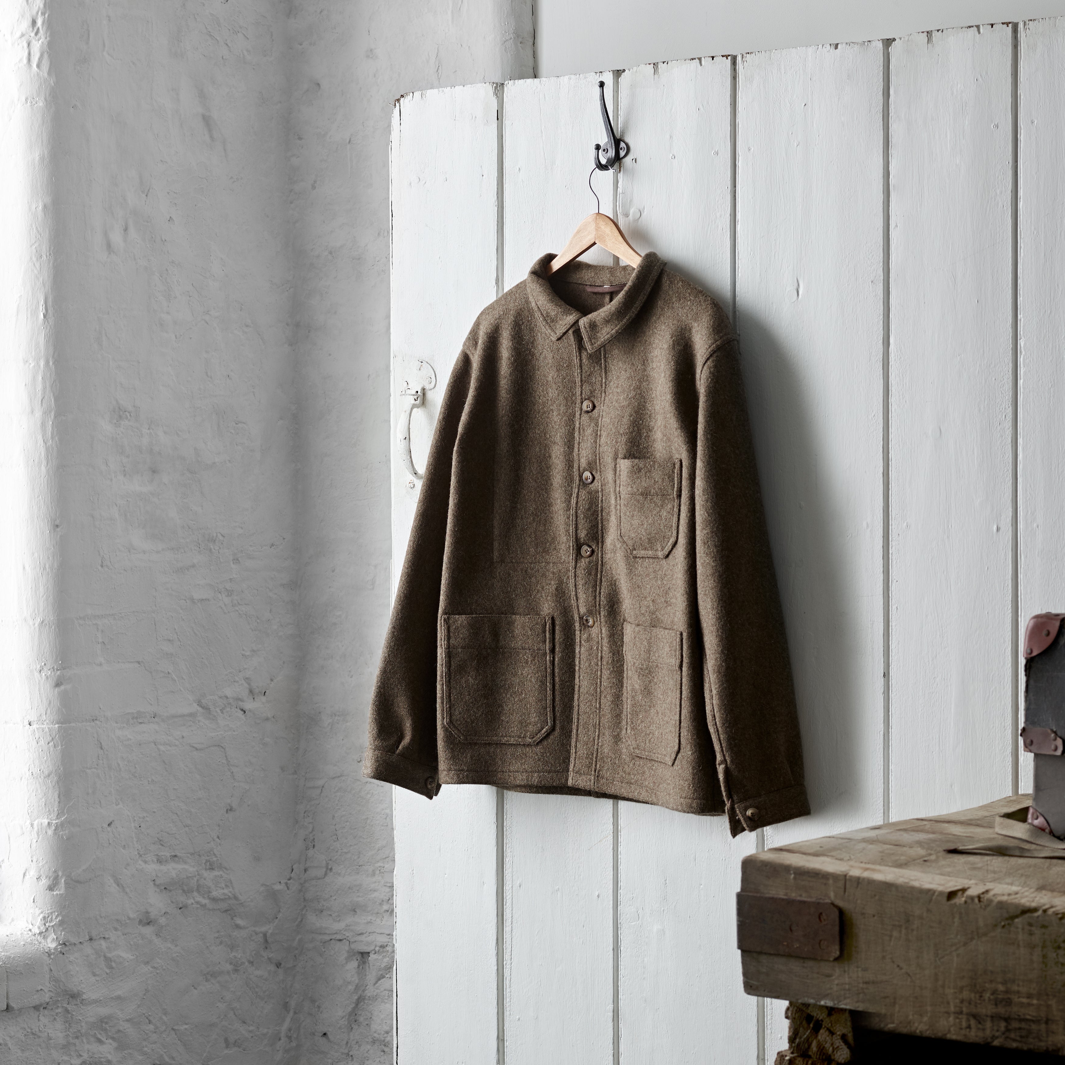 The Merchant Fox English Wheat Utility Jacket