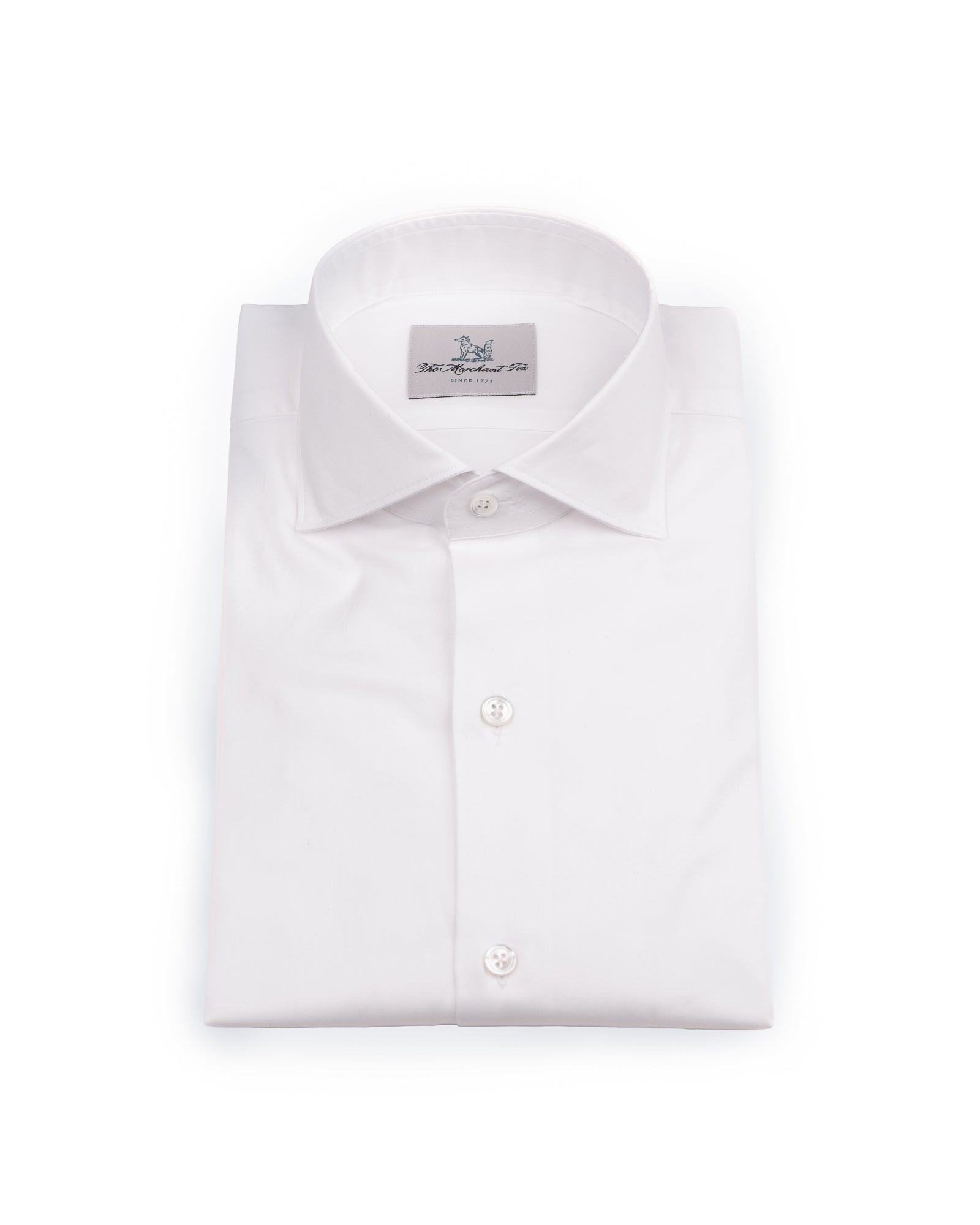 The Niven Shirt in Quintessential White Twill