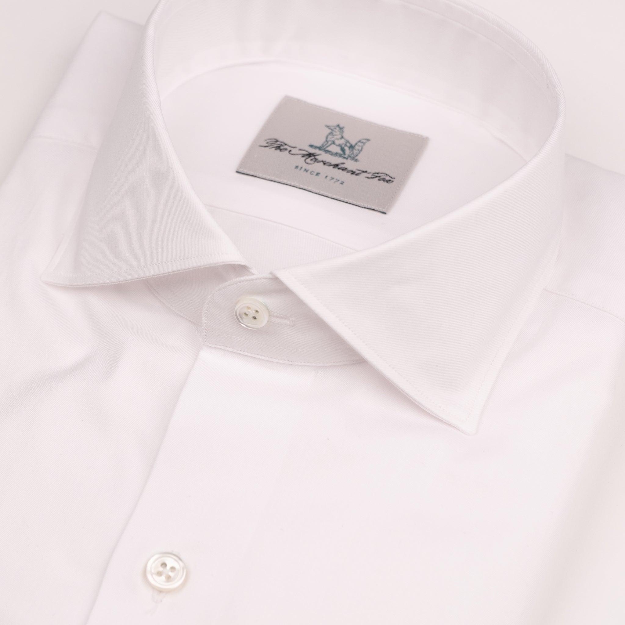 The Niven Fox Summer White Linen Shirt