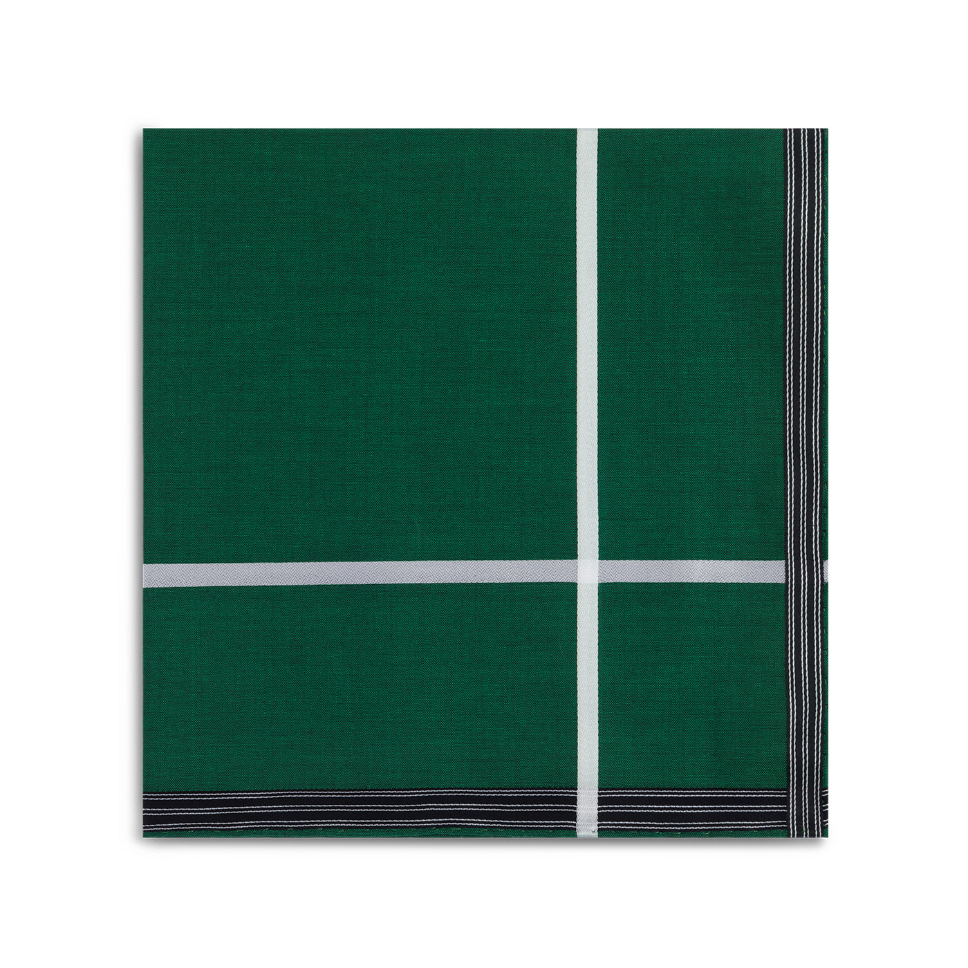 Simonnot Godard "Socotra" Pocket Square in Green