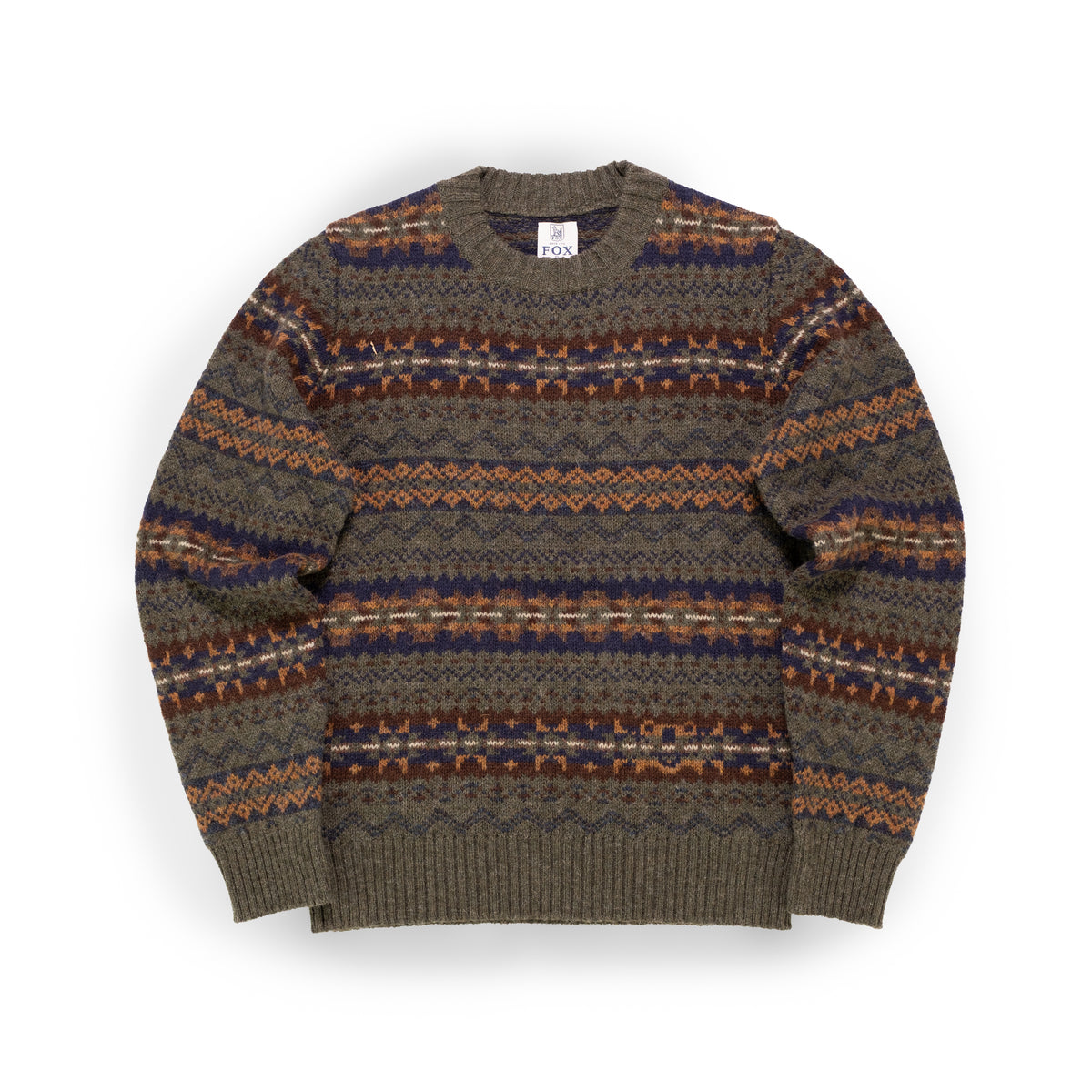 The Fair Isle Style Sweater in Swift – product photograph