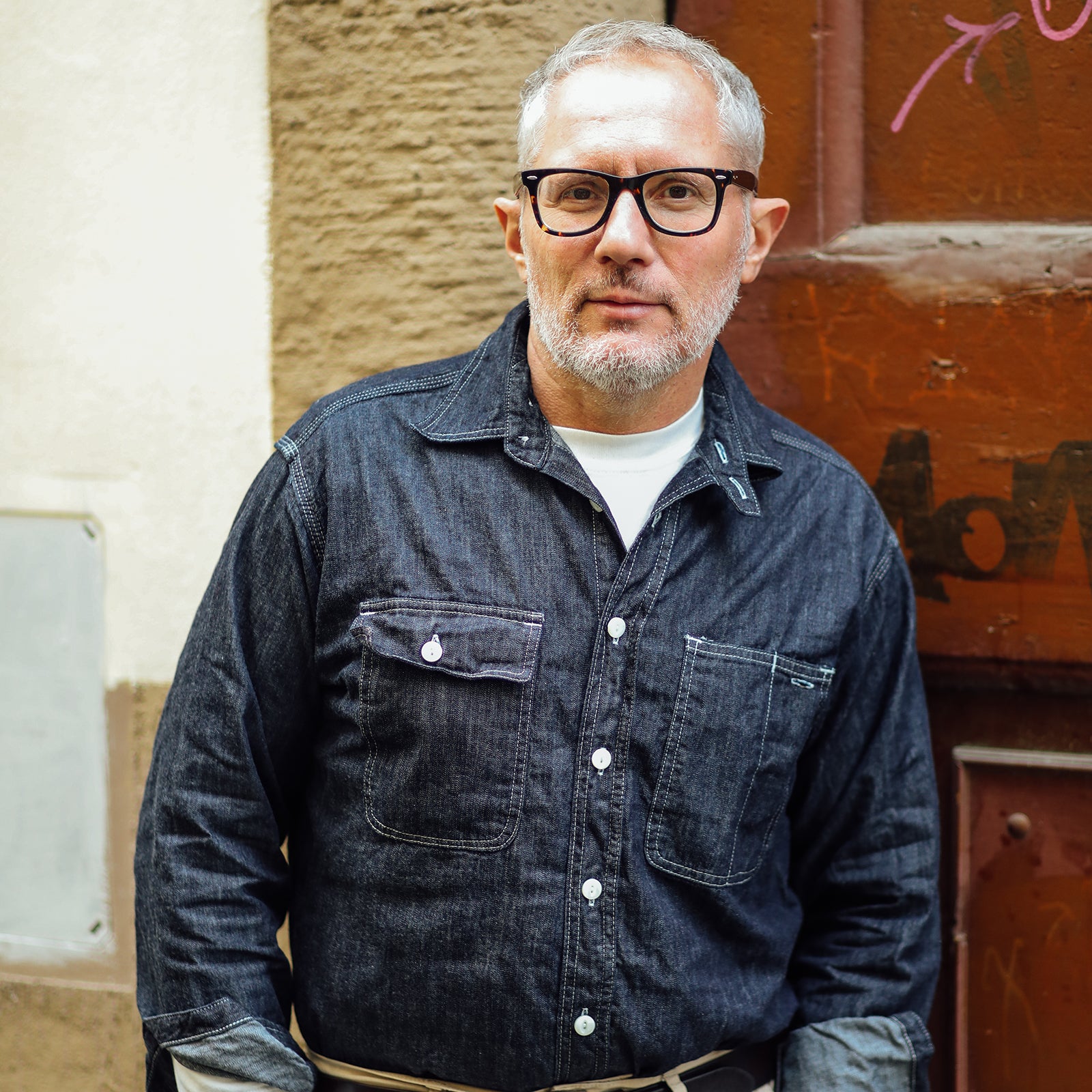 Kenneth Field Indigo Denim Cigar Shirt | The Merchant Fox