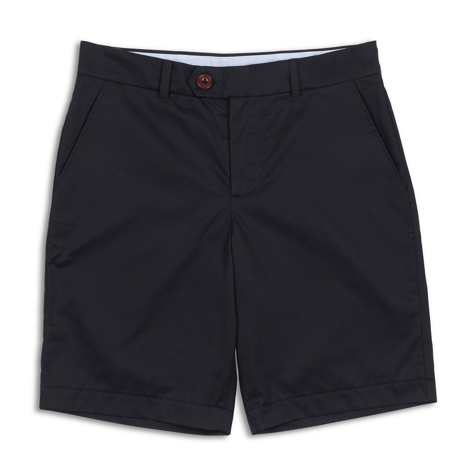 The Merchant Fox Cotton Shorts in Black