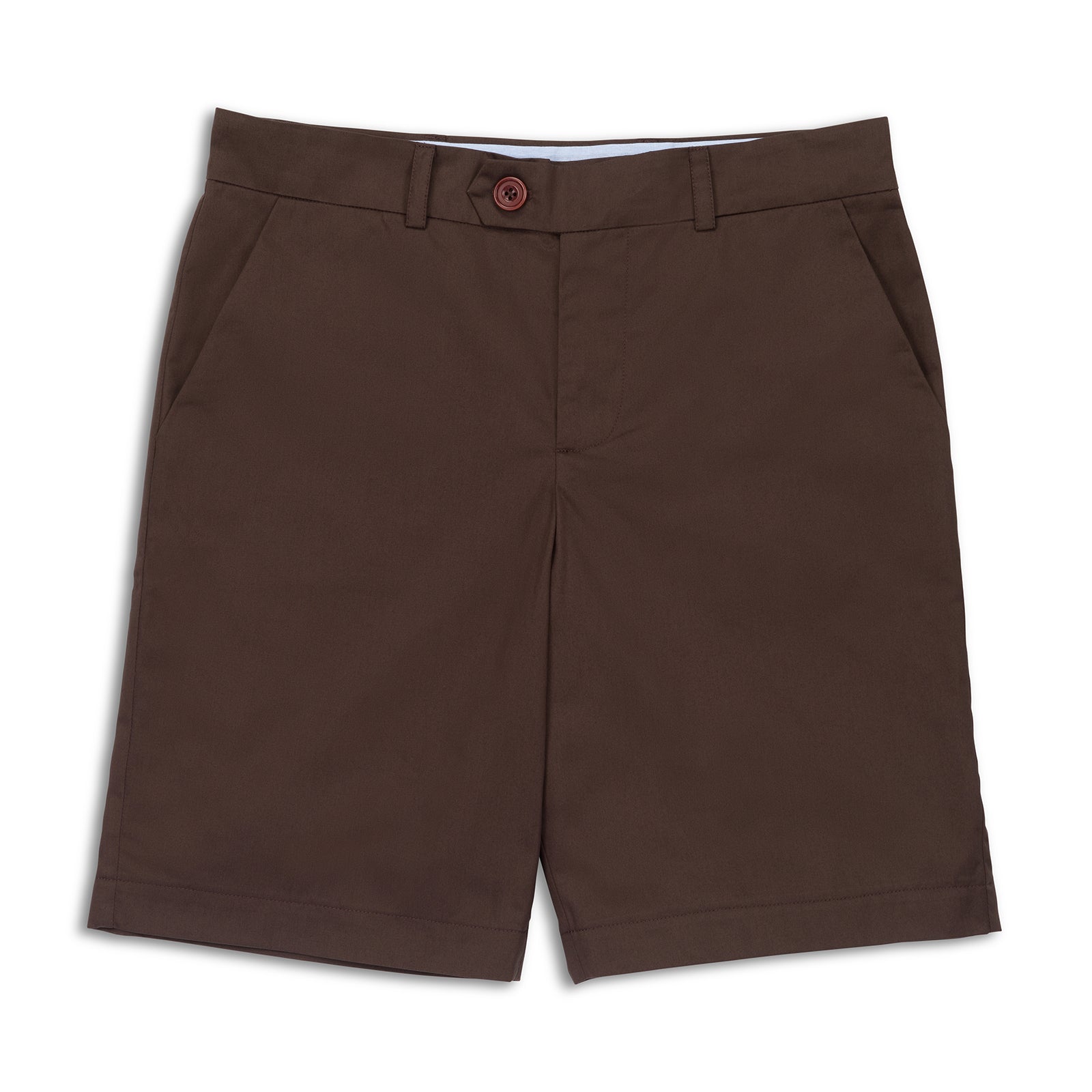 The Merchant Fox Cotton Shorts in Brown