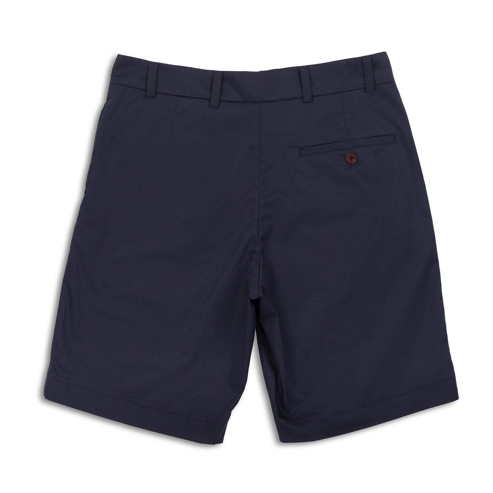 The Merchant Fox Cotton Shorts in Navy