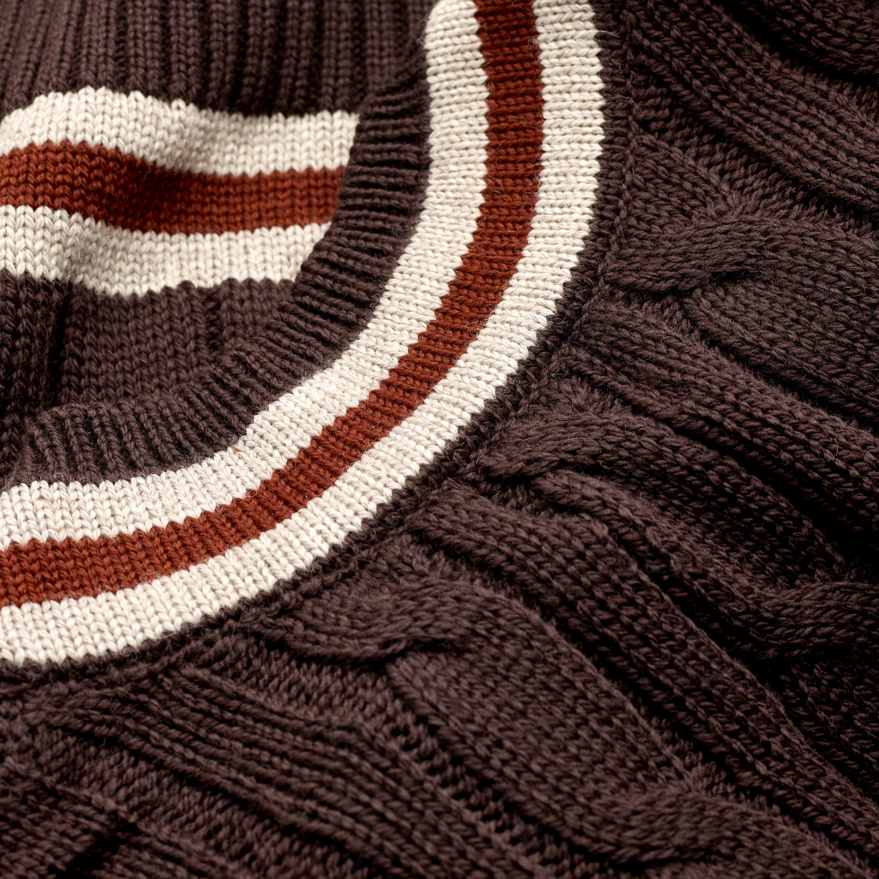 FOX x DR Cricket Club Sweater in Charcoal & Iron