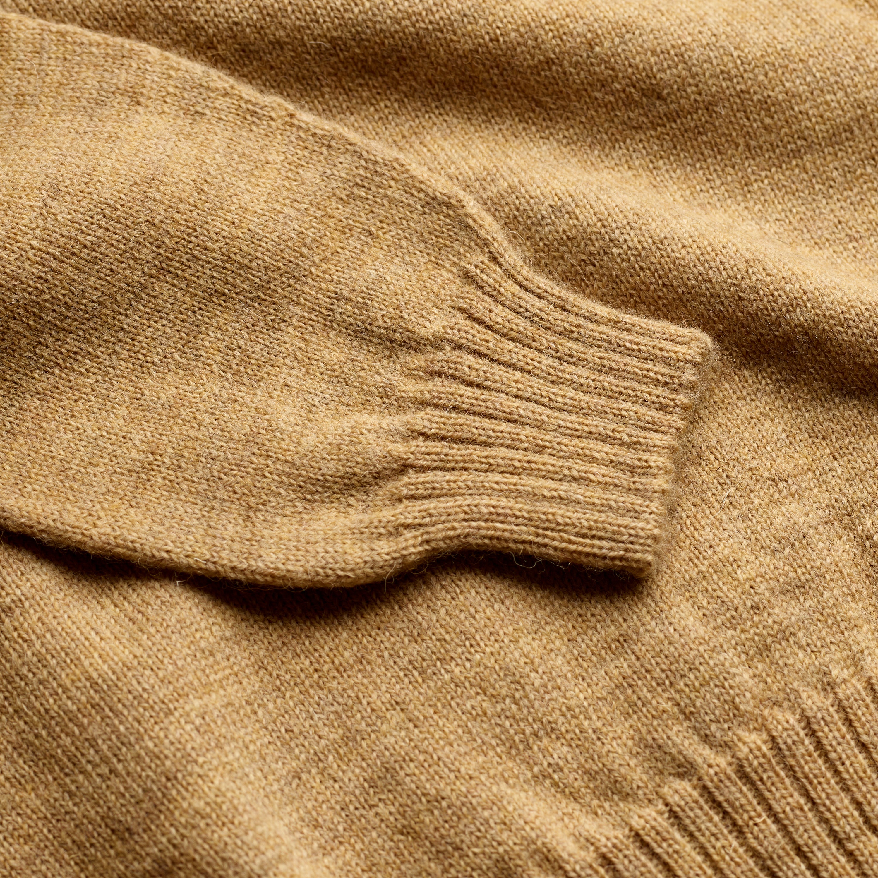 The Lightweight Crew Neck Jumper in Golden Brown