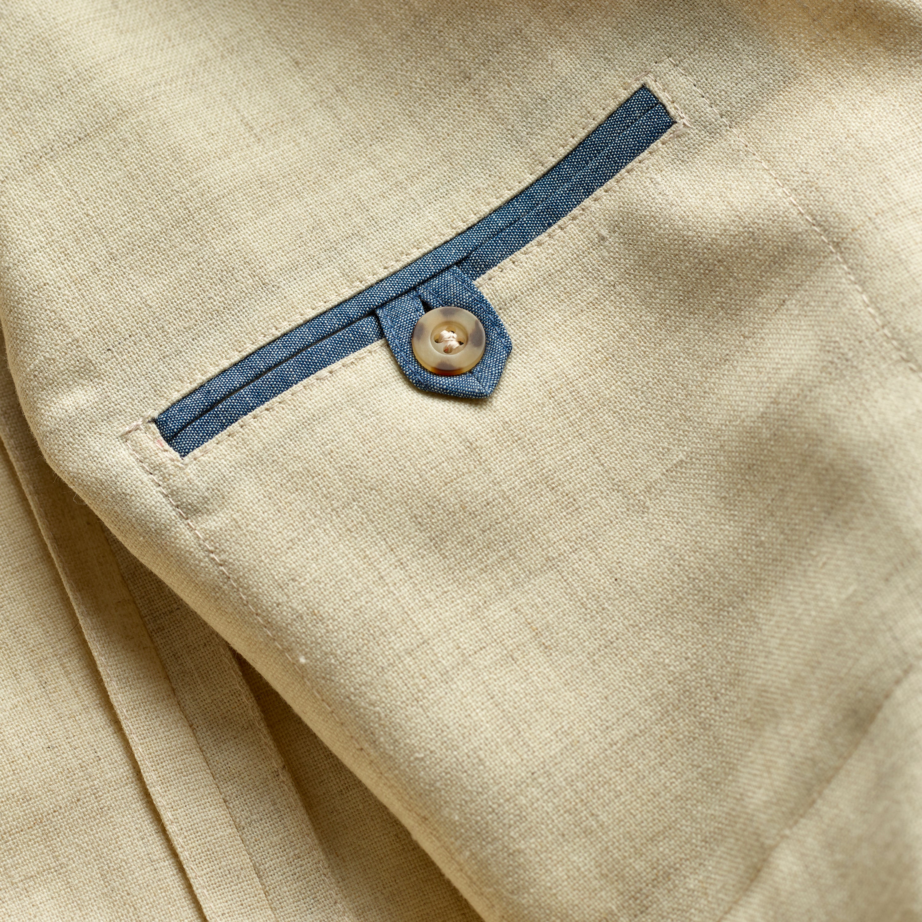 The Emerson Natural Wool Linen Jacket