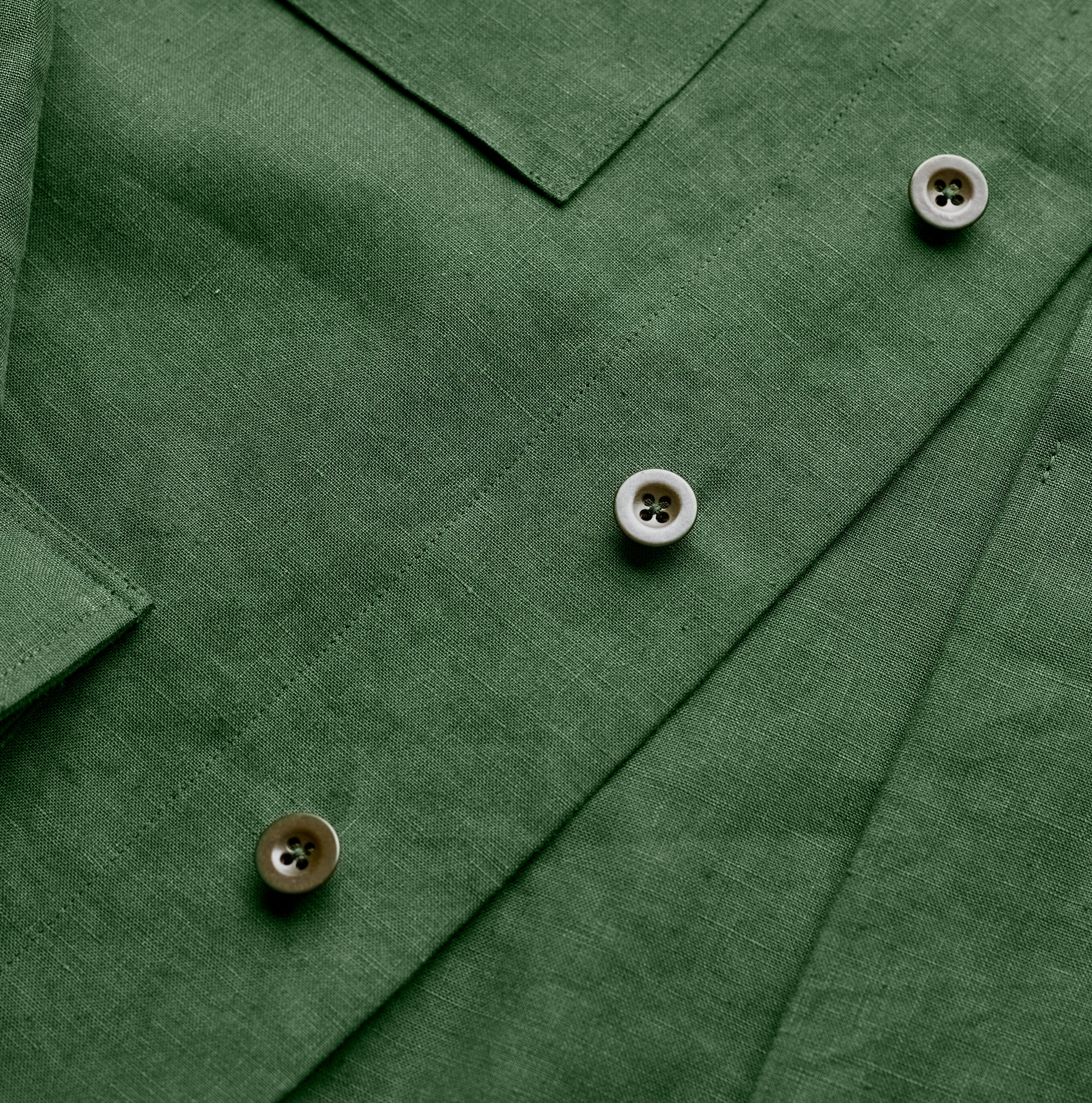FK001-Fox Linen Forest Green Jacket