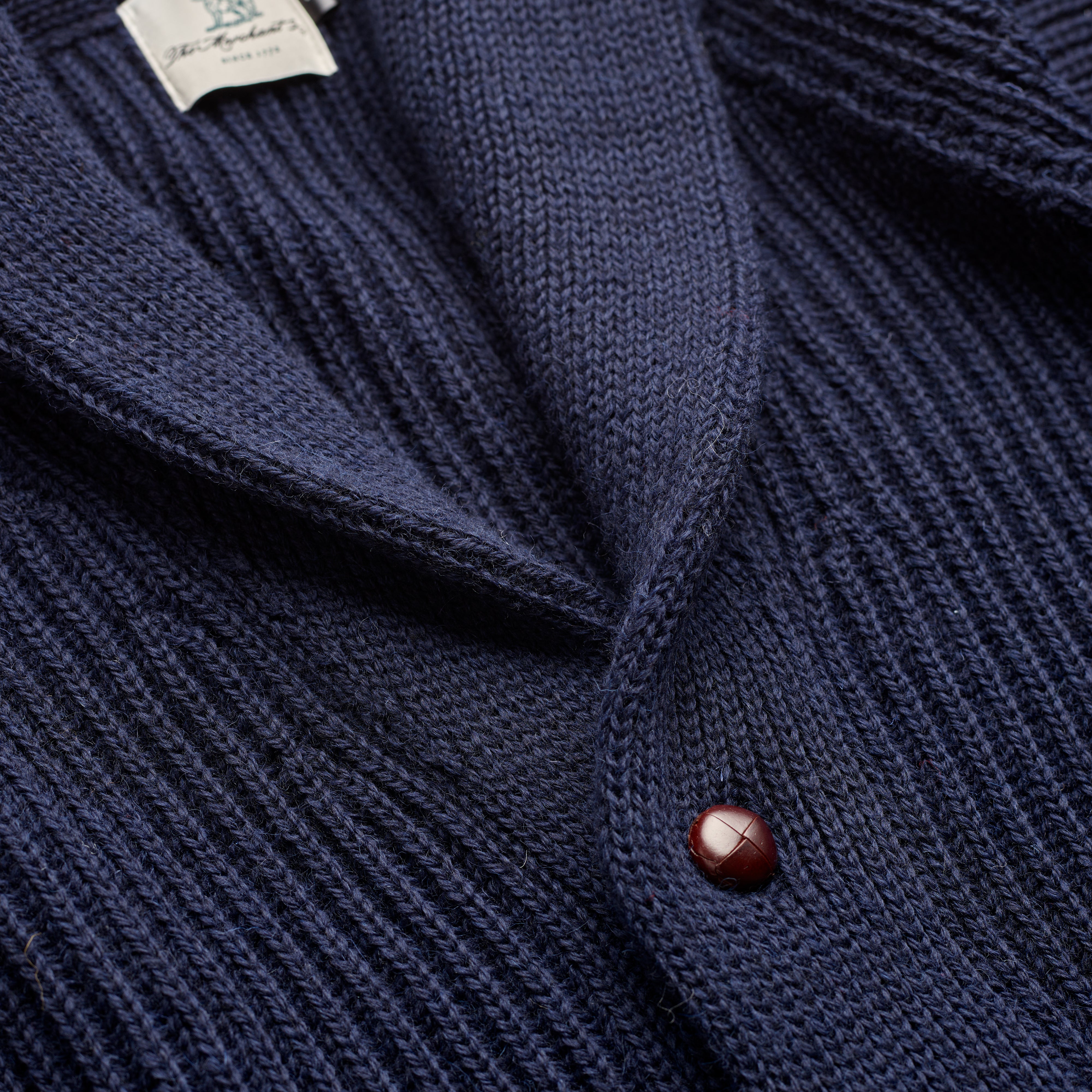 The Shawl Collar Cardigan in Navy