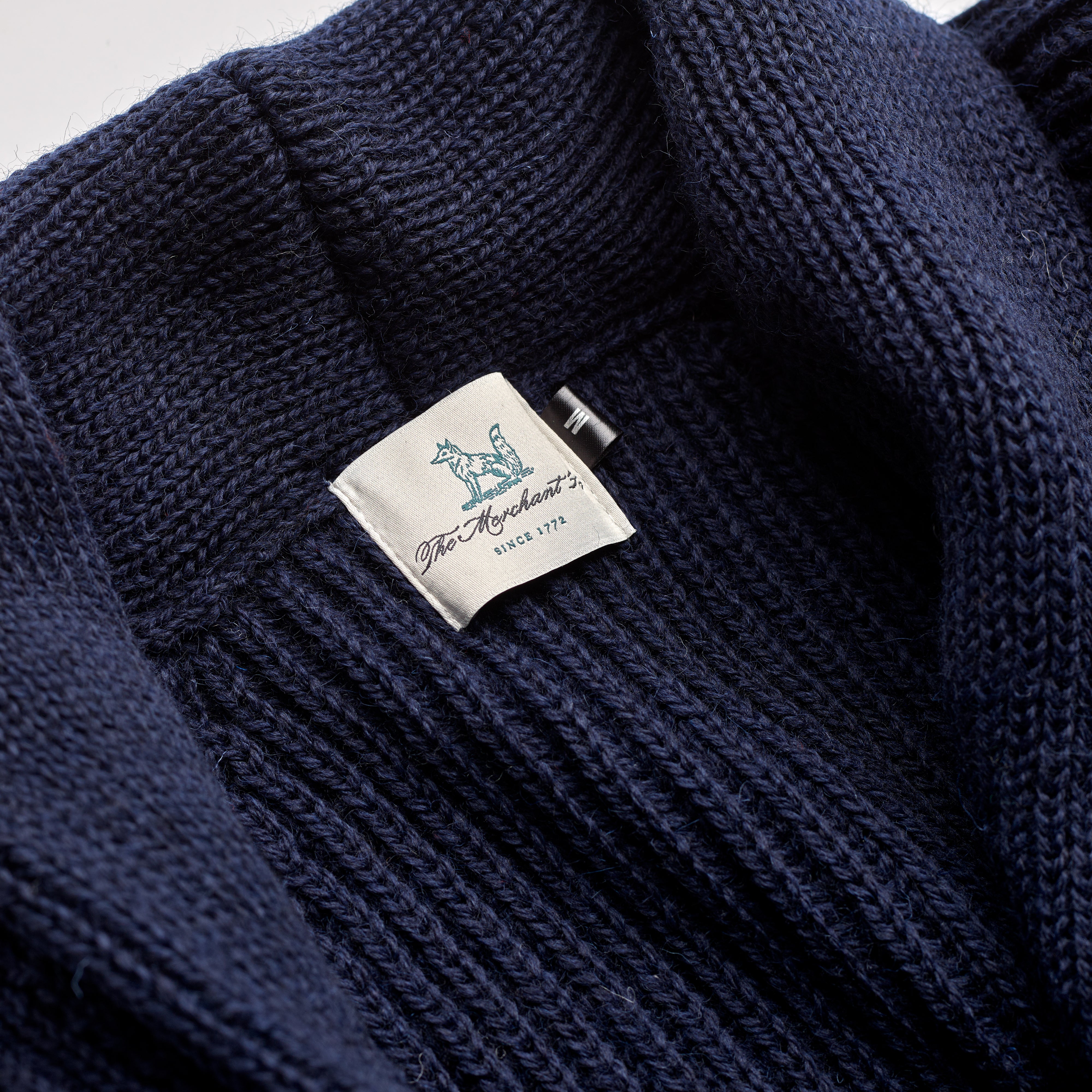The Shawl Collar Cardigan in Navy